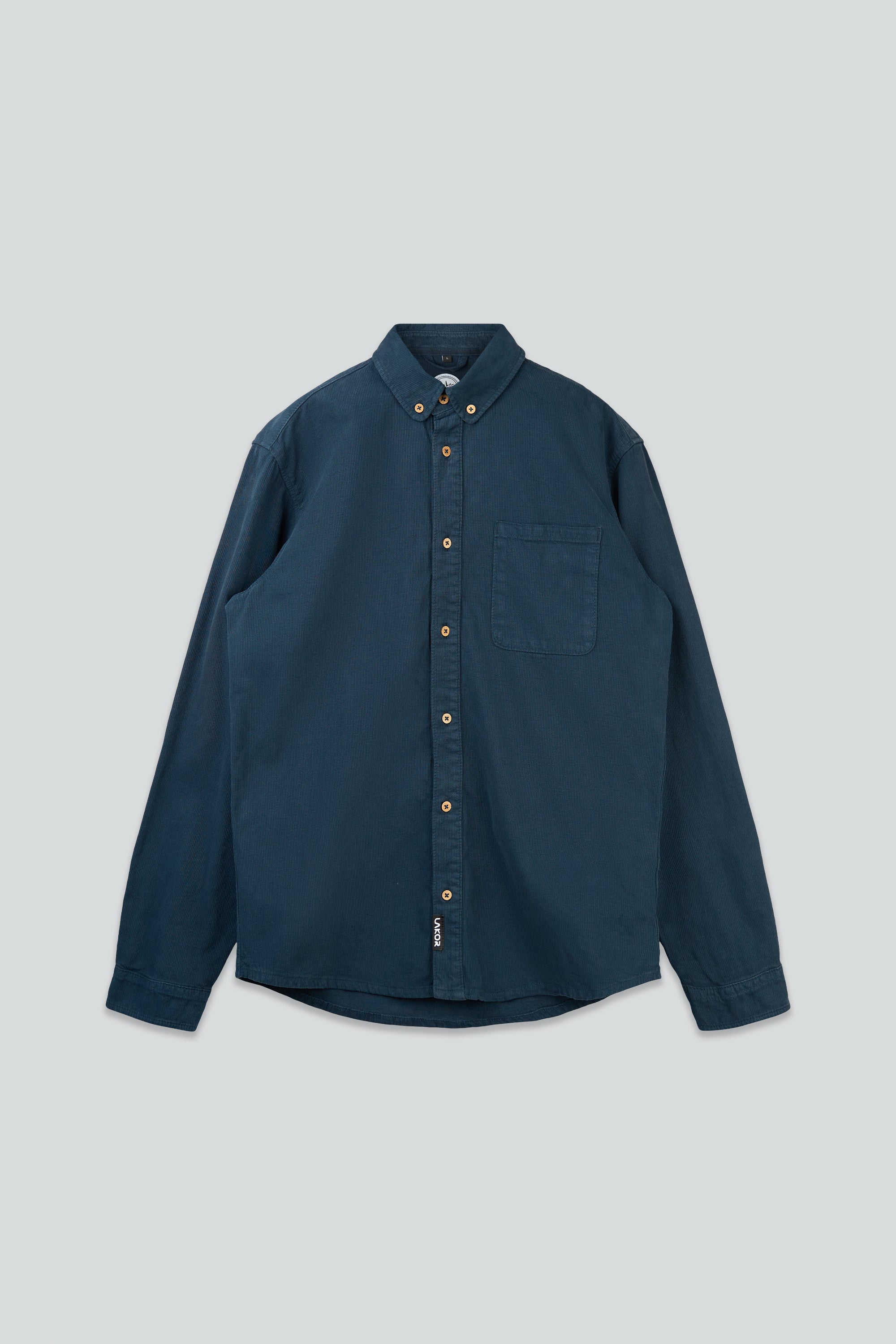 LAKOR Bedford Courd Shirt Shirt Blueberry
