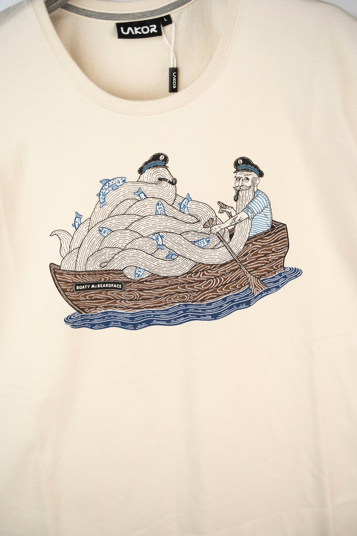 LAKOR Boaty McBoatface T-shirt T-Shirt Rainy Day