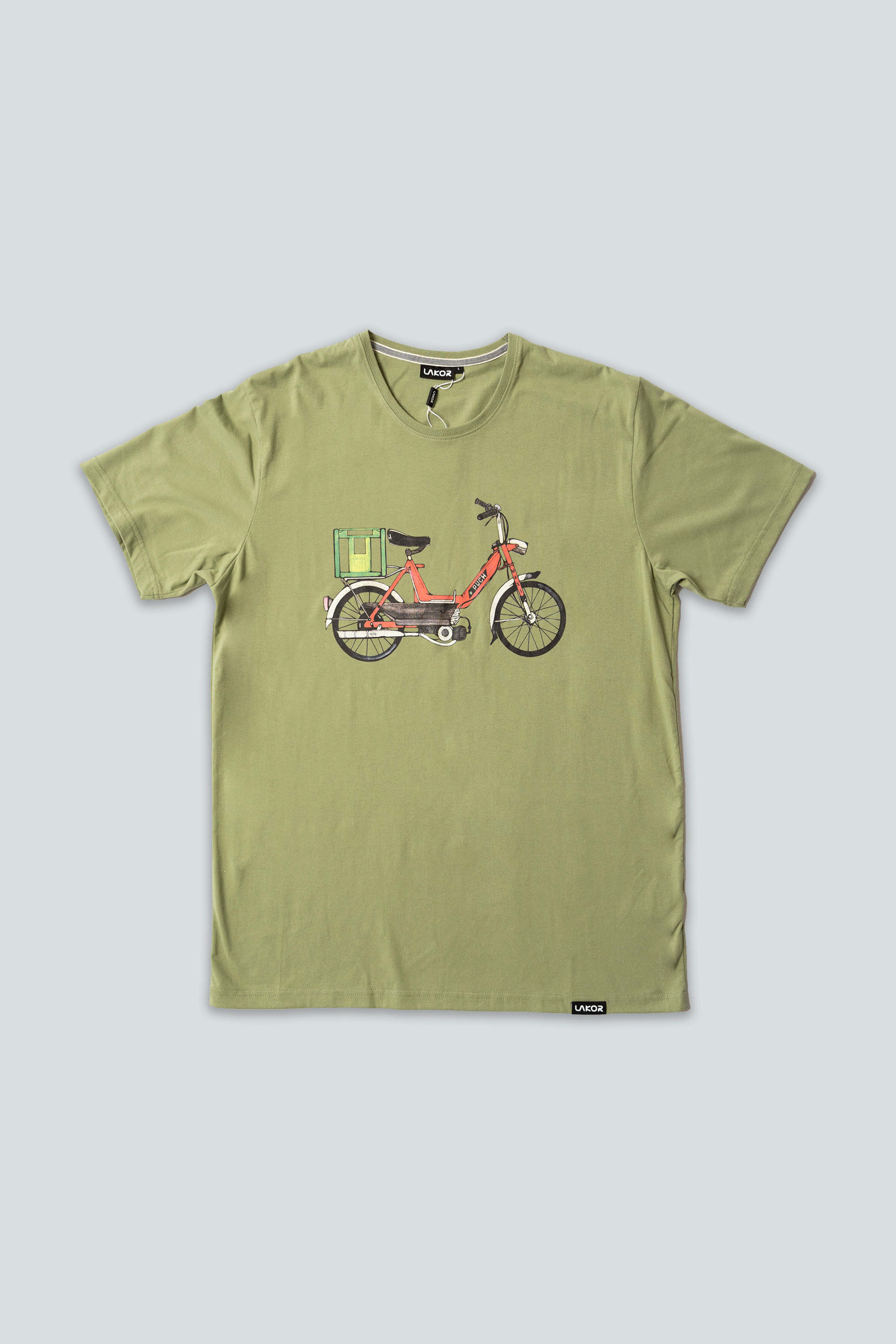 Red Puch T-shirt (Oil Green)