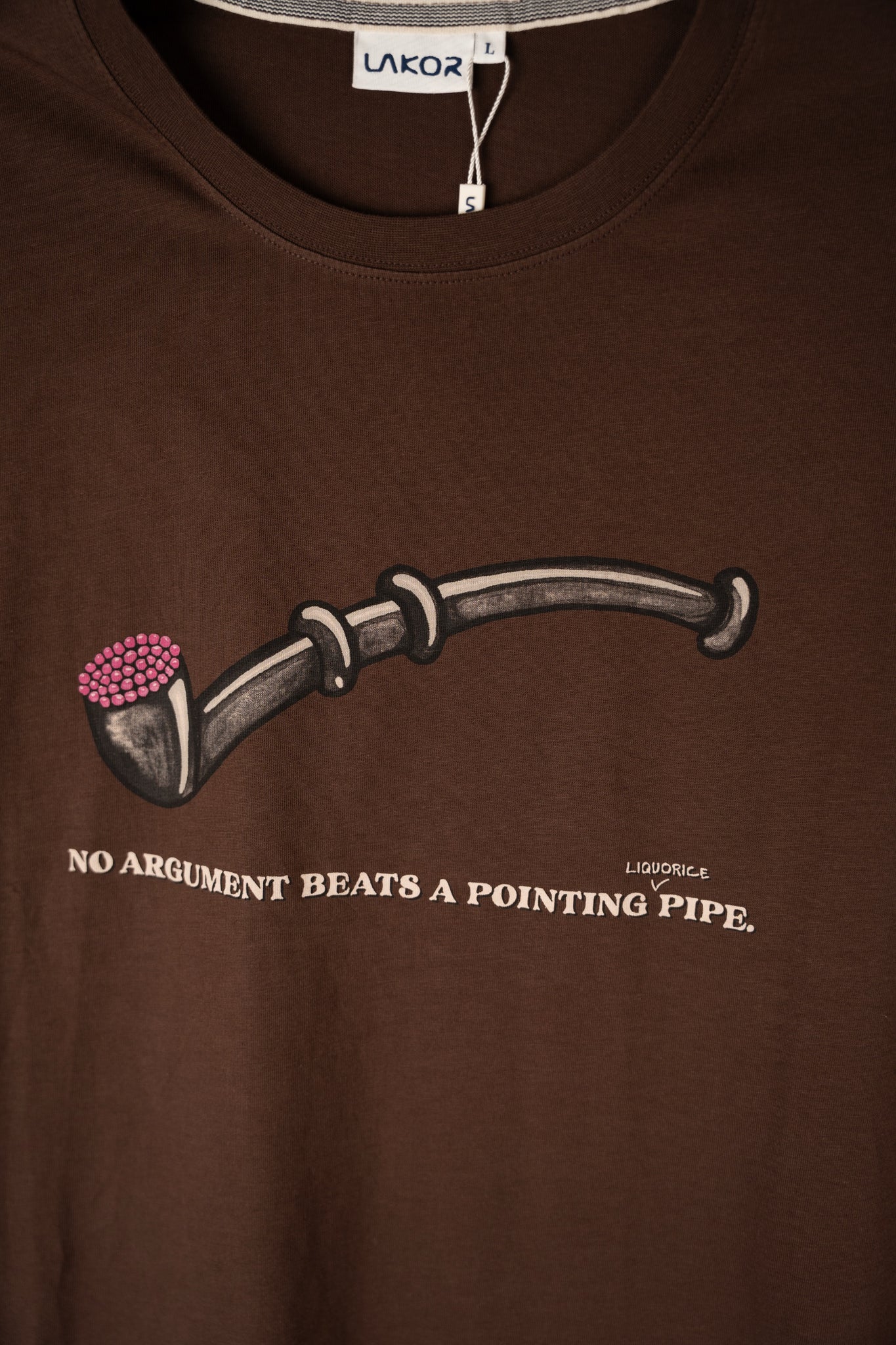 Lakridspibe T-shirt - Chicory Coffee