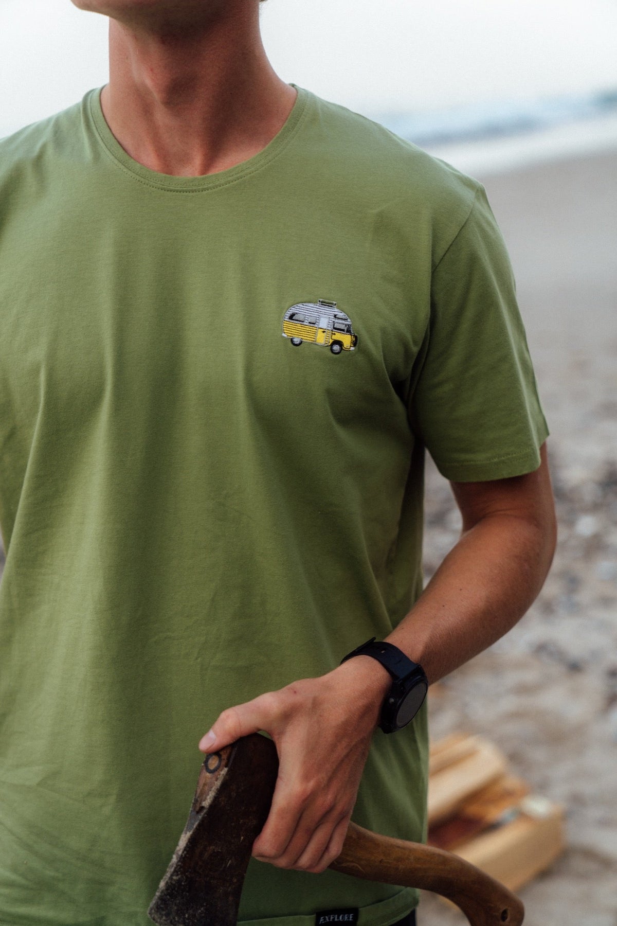 LAKOR Mini Sun Camper T-shirt T-Shirt Mosstone