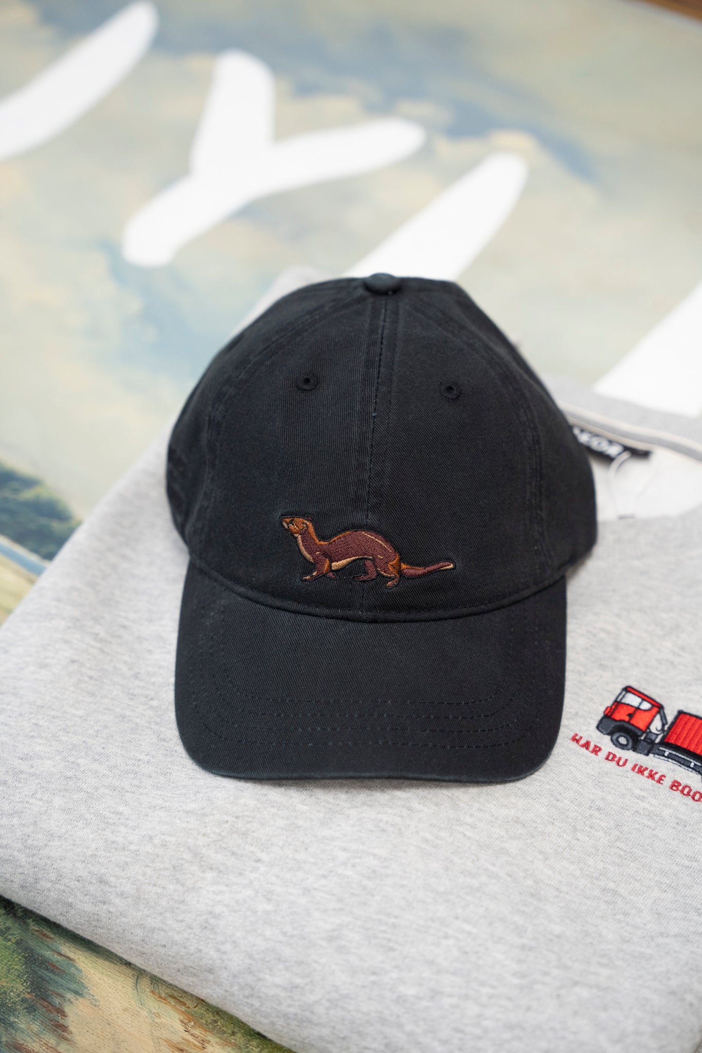 Brown Mink Cap