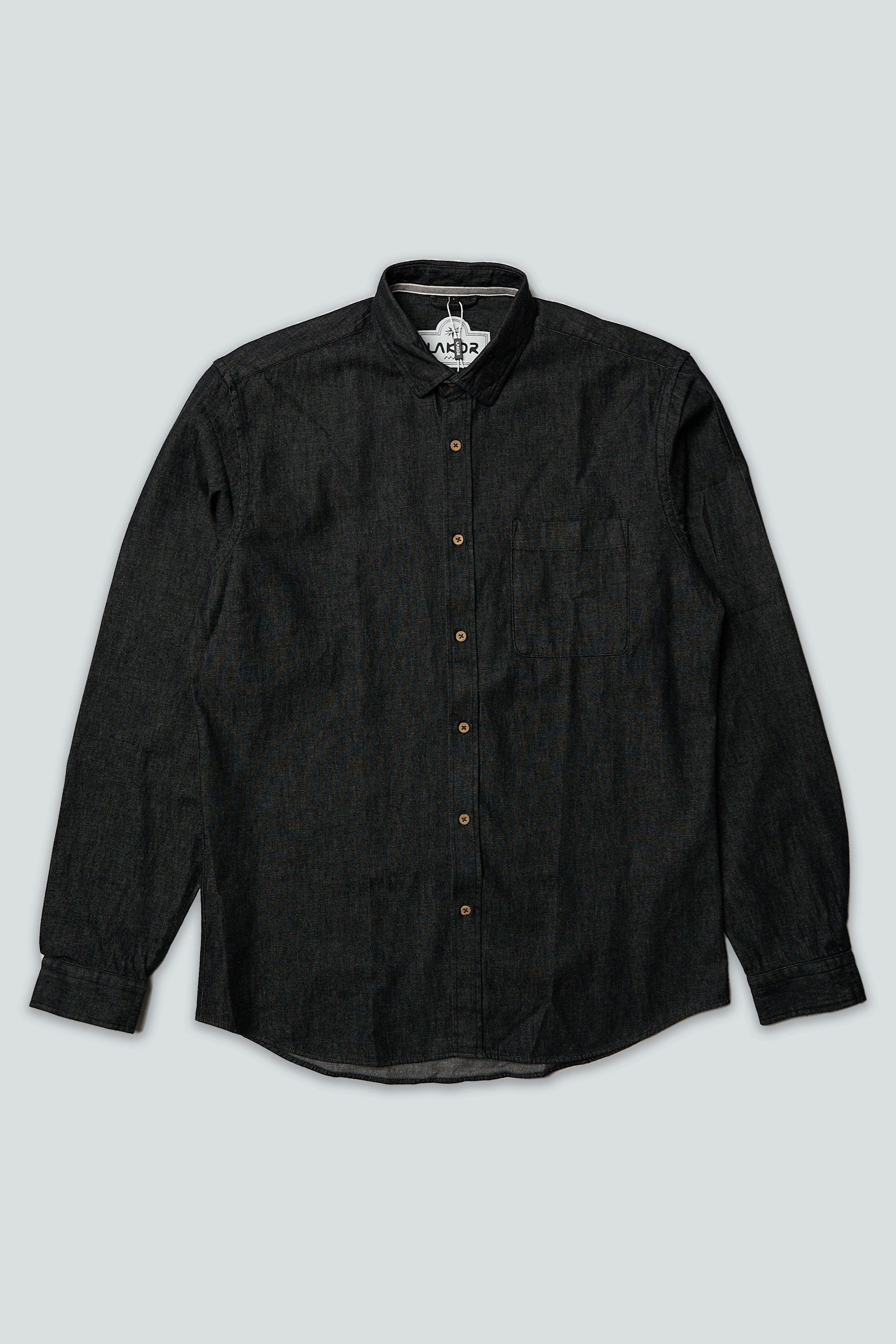 LAKOR Organic Denim Shirt Shirt Black