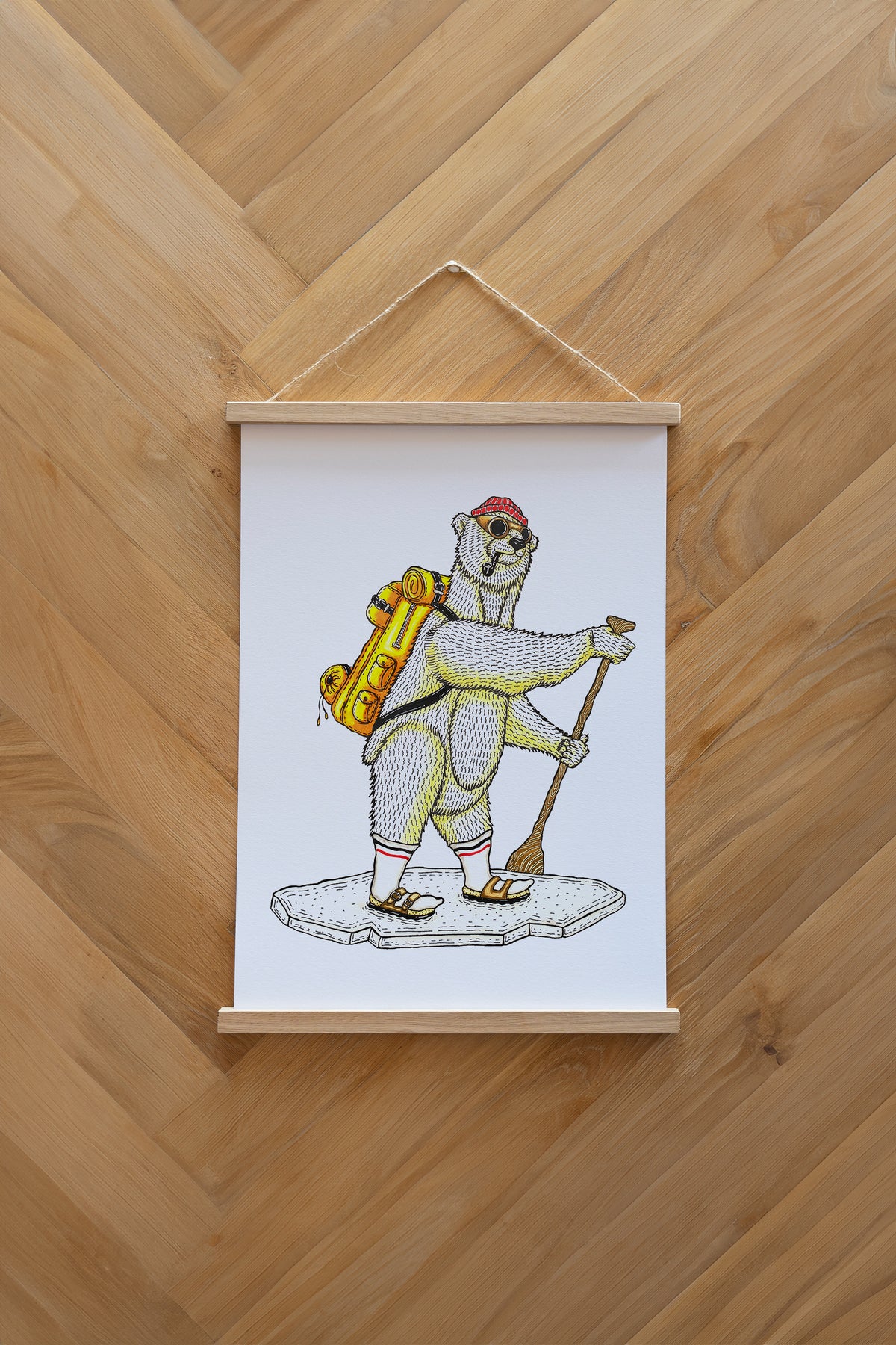 LAKOR Polar SUP Plakat Poster White