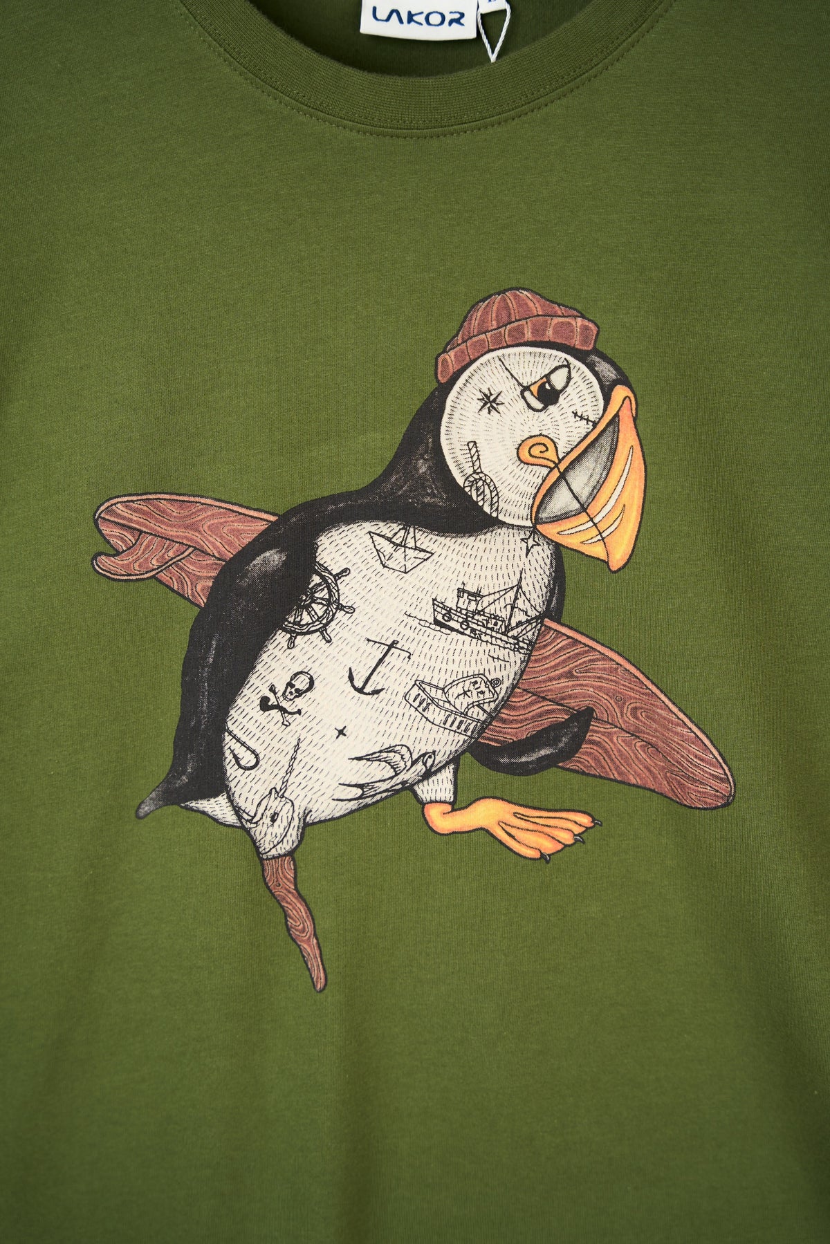 Sea Parrot Surf T-shirt - Rifle Green