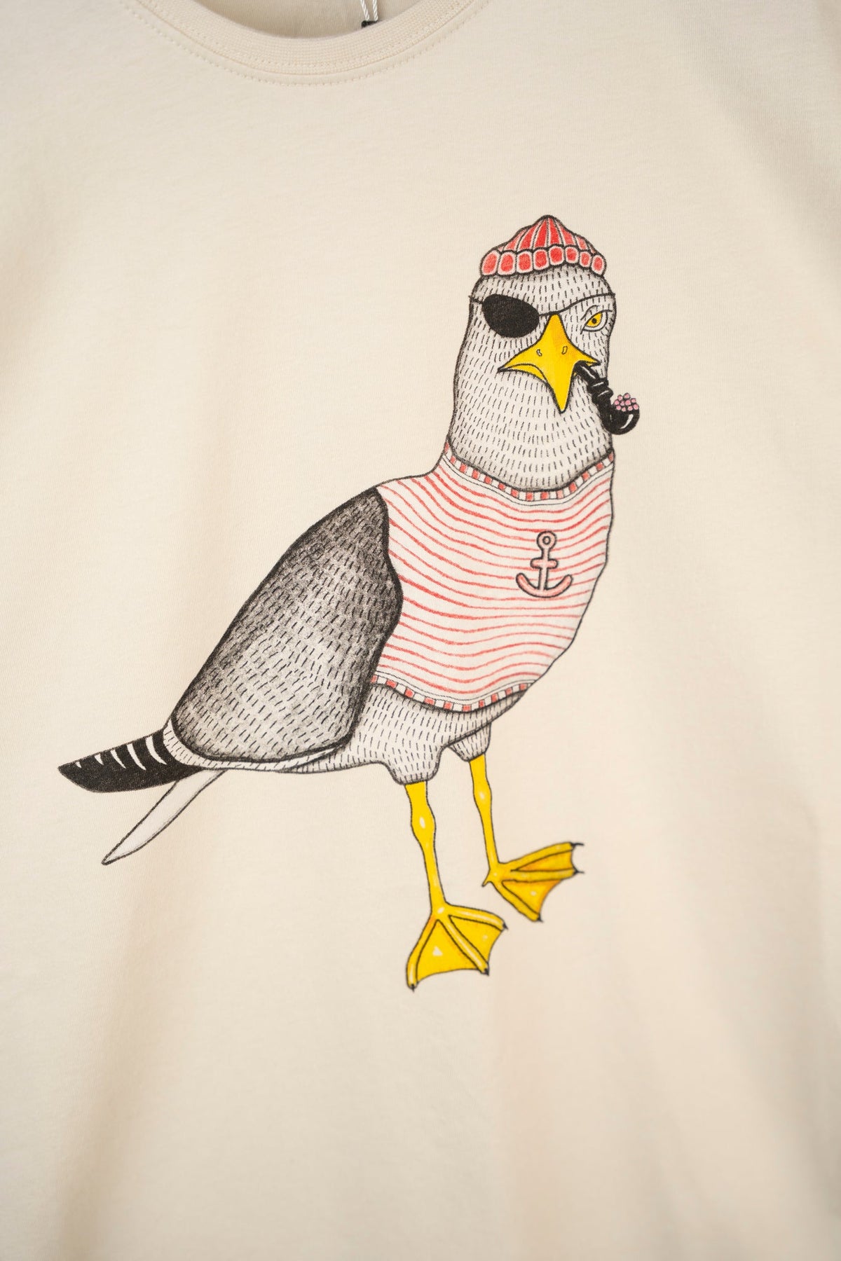 LAKOR Seaborn Seagull T-shirt T-Shirt Rainy Day
