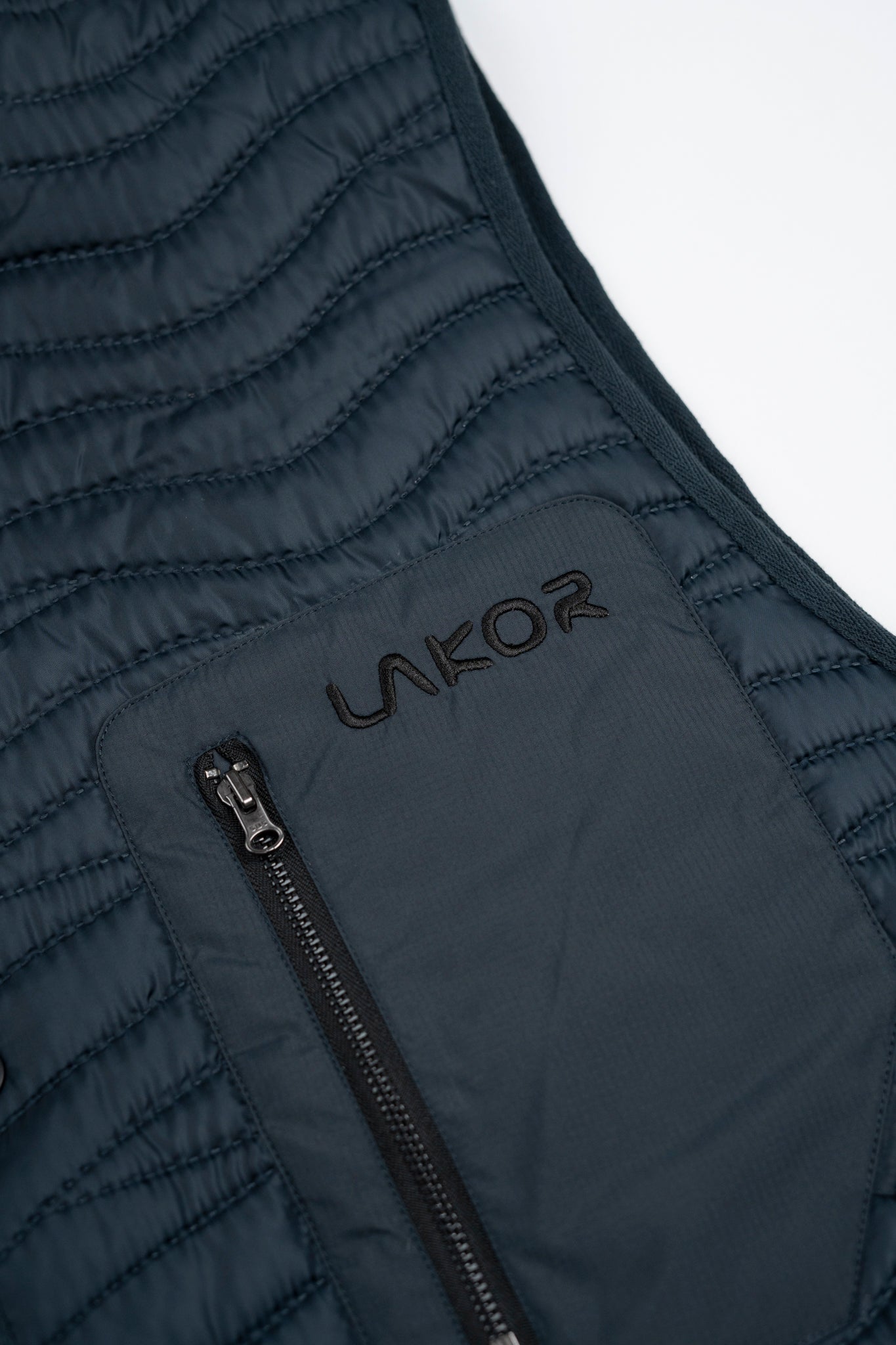 LAKOR Seaway Quilted Vest Jacket Blueberry
