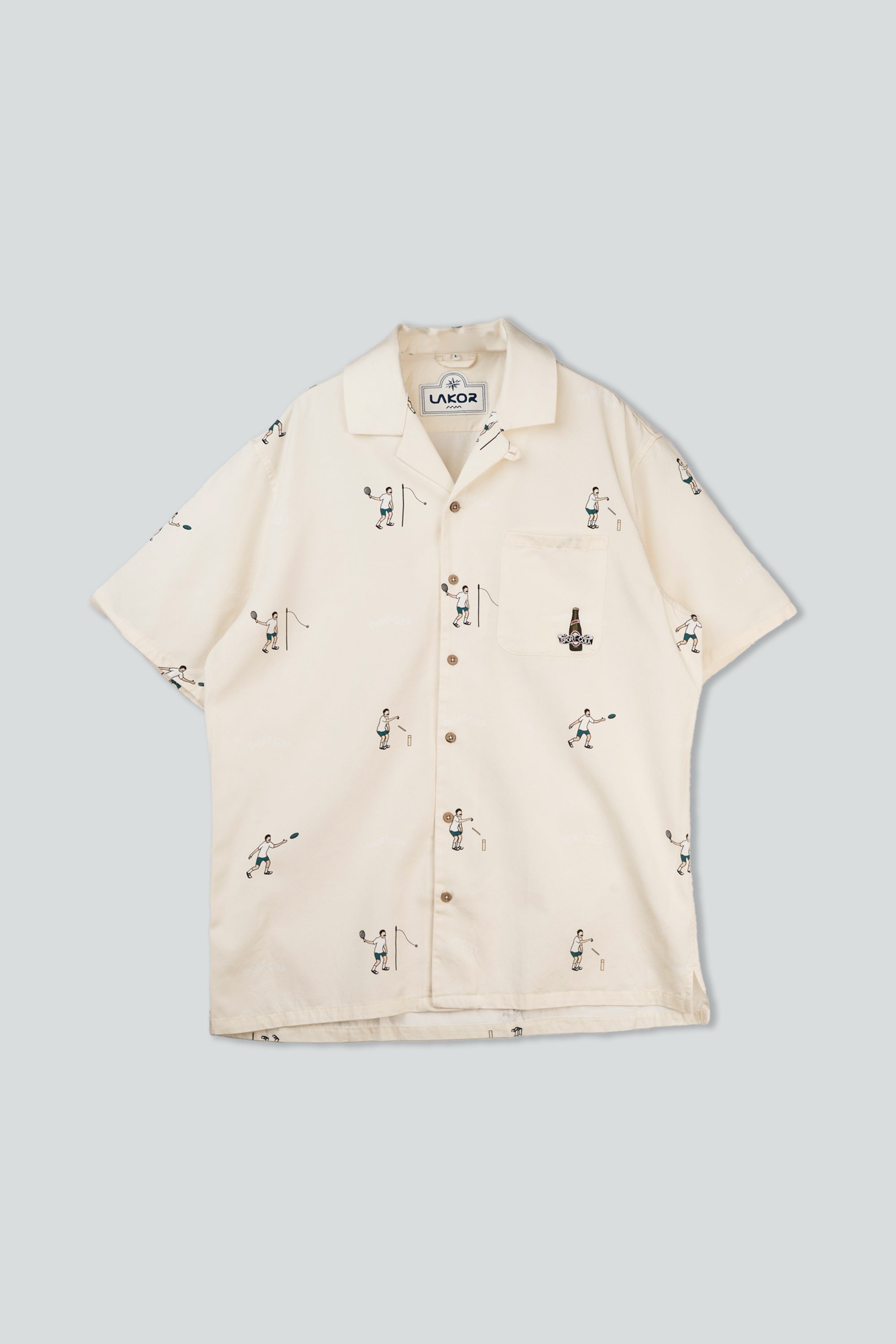Sport-Cola Campingsport Short Sleeve Shirt - Star White