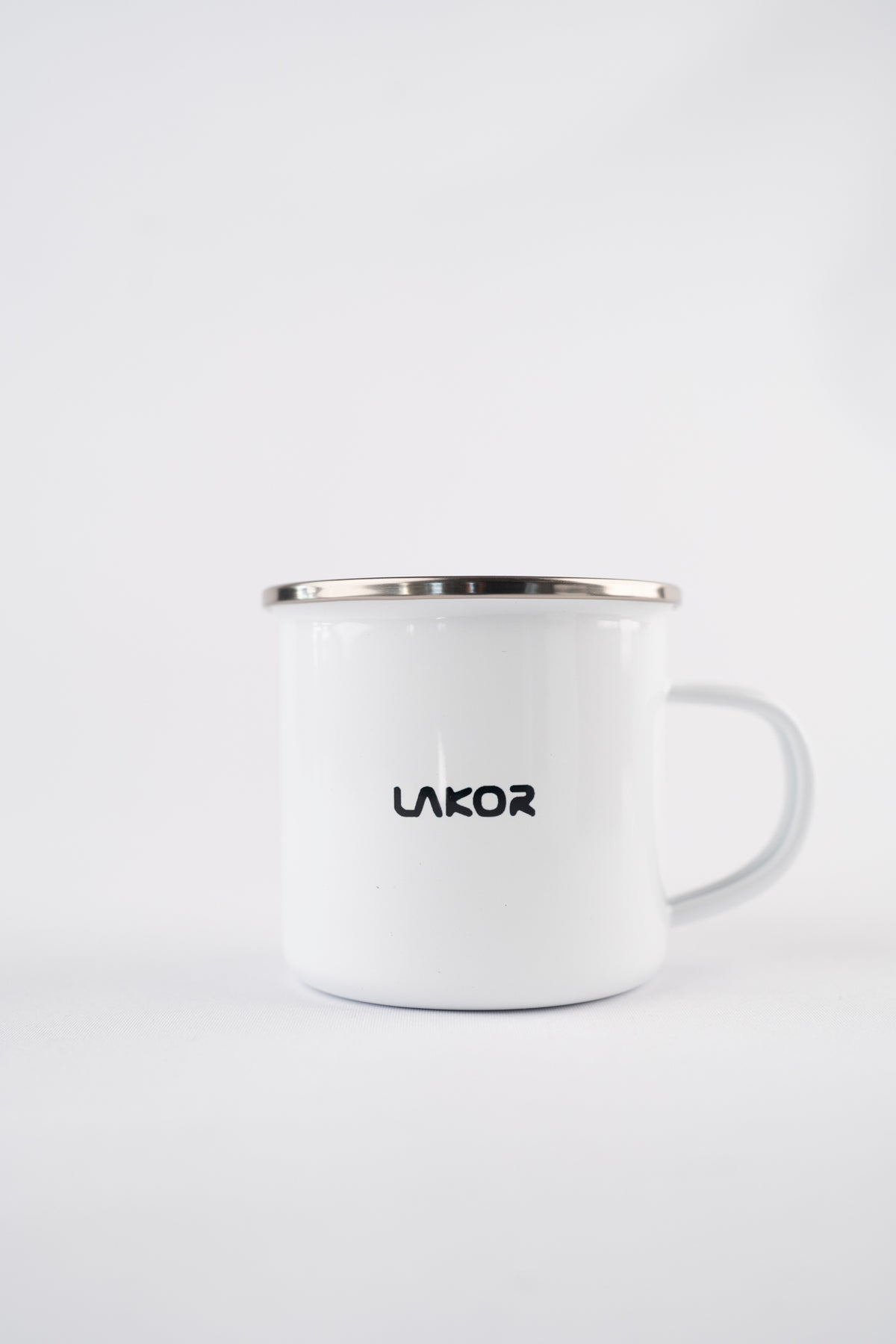 LAKOR Sun Camper Emaljekrus Mug White