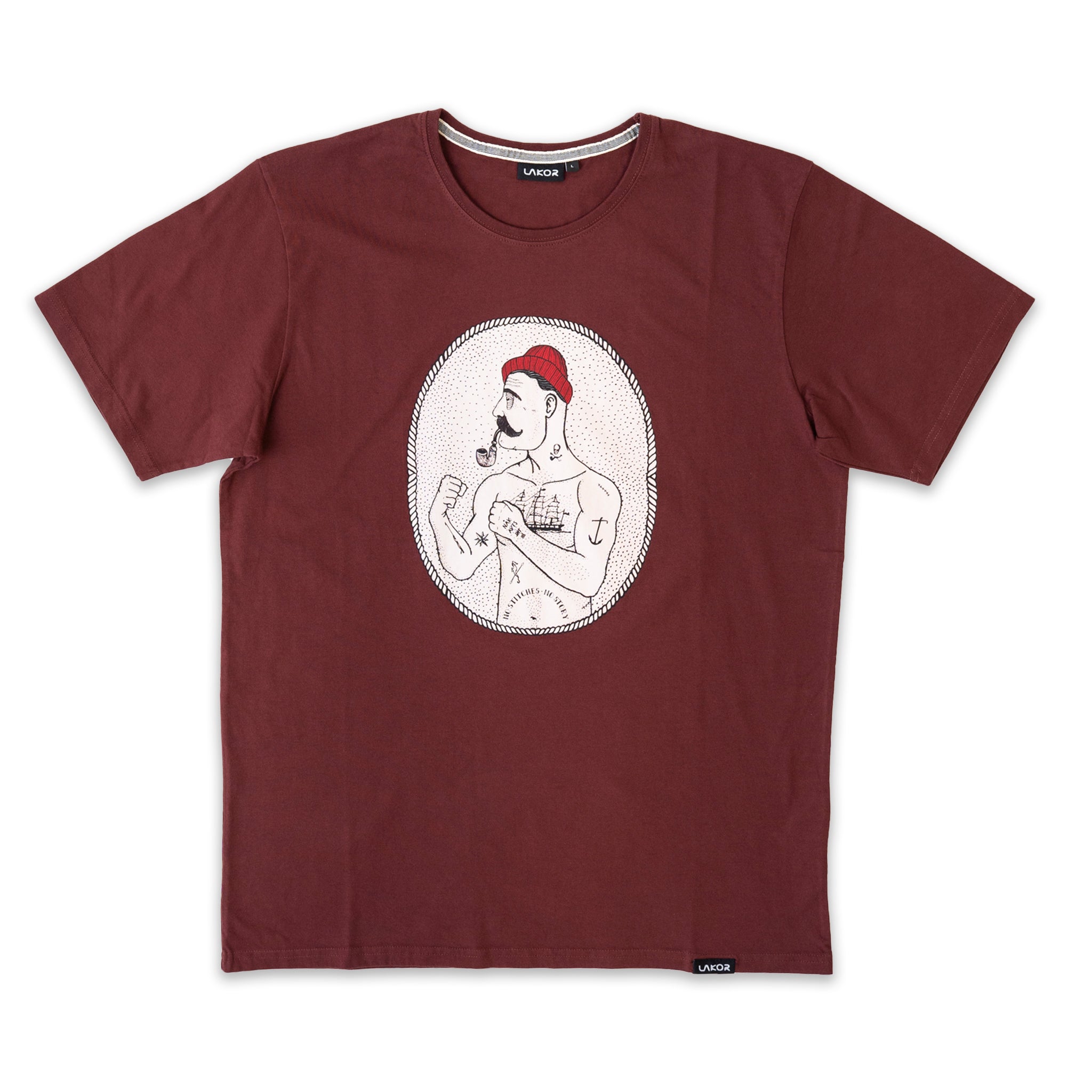 No Stitches T-shirt (Redbrown)