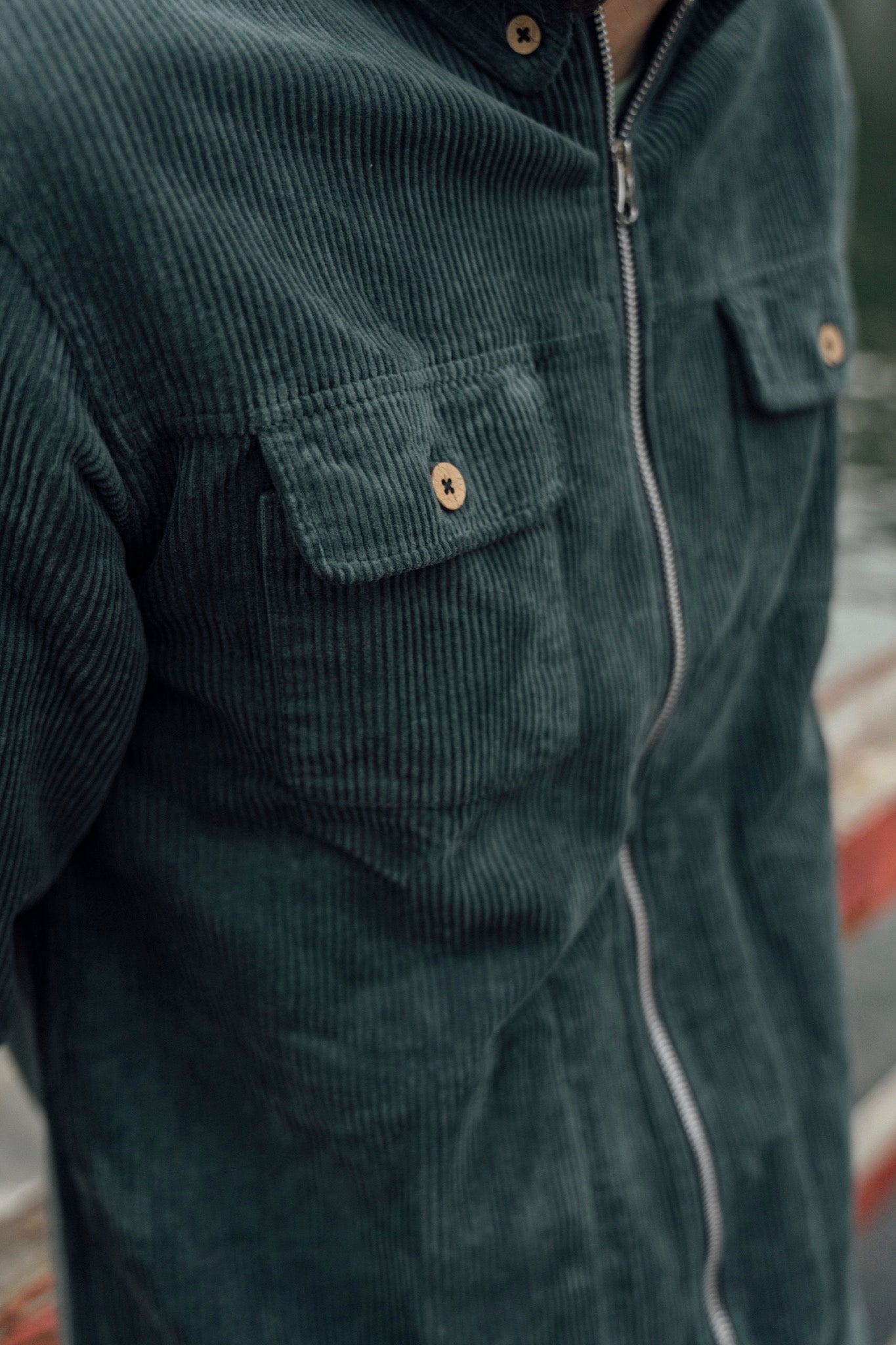 Velvet Jacket (Dark Green)