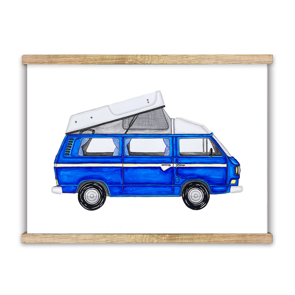Blue Van Plakat