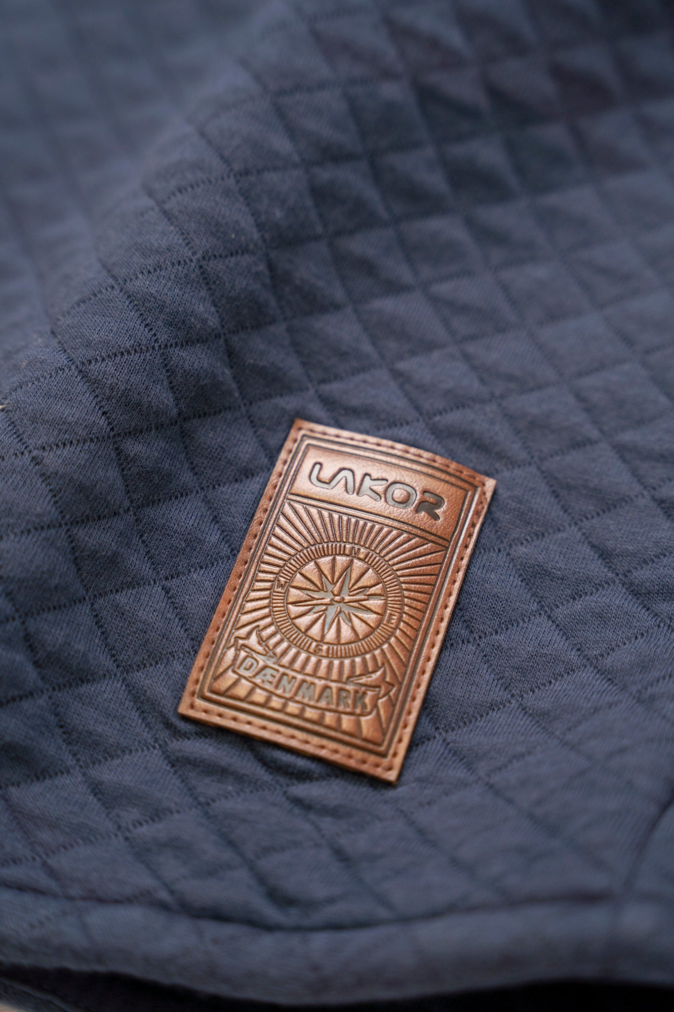 Quilted Hoodie (Navy)