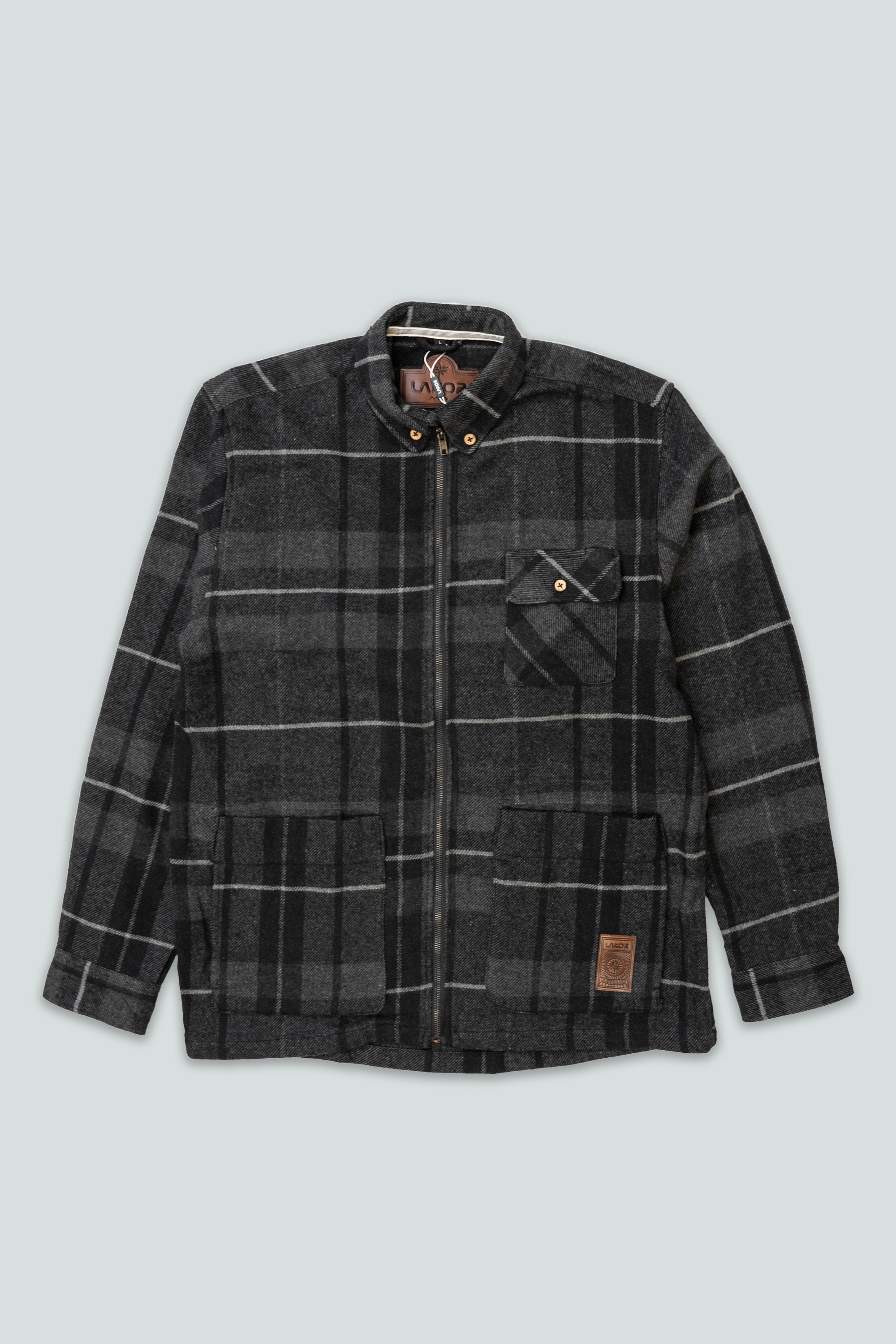 Beaver Shirt Jacket (Grey/Black)