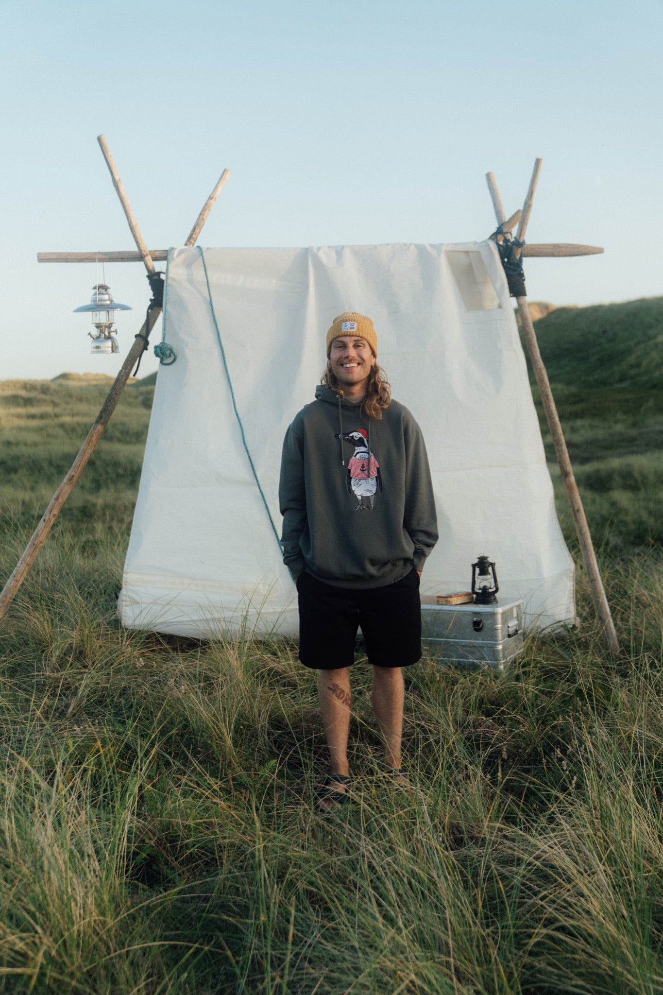 LAKOR African Penguin Hoodie Sweatshirt Urban Chic