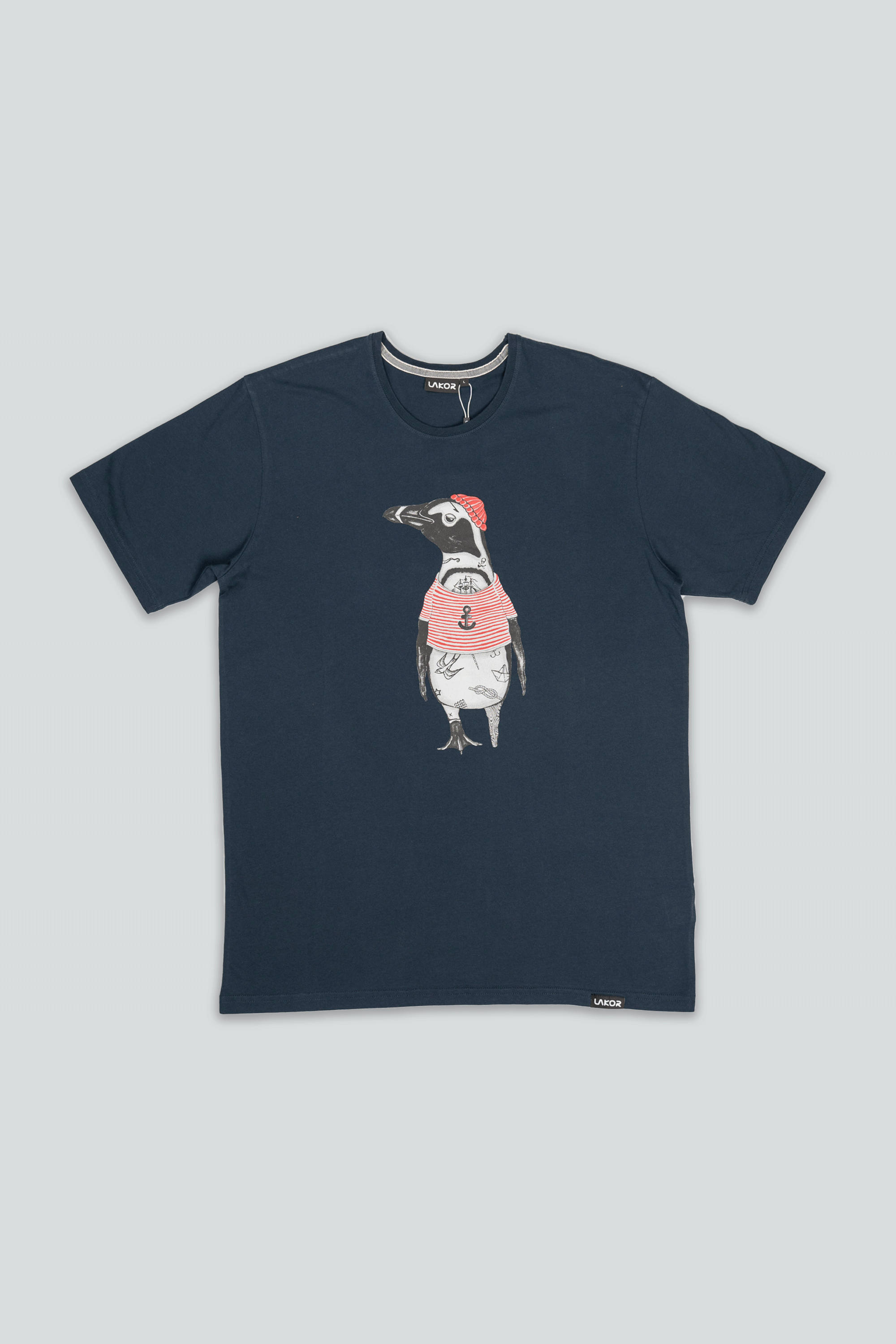 LAKOR African Penguin T-shirt T-Shirt Blueberry