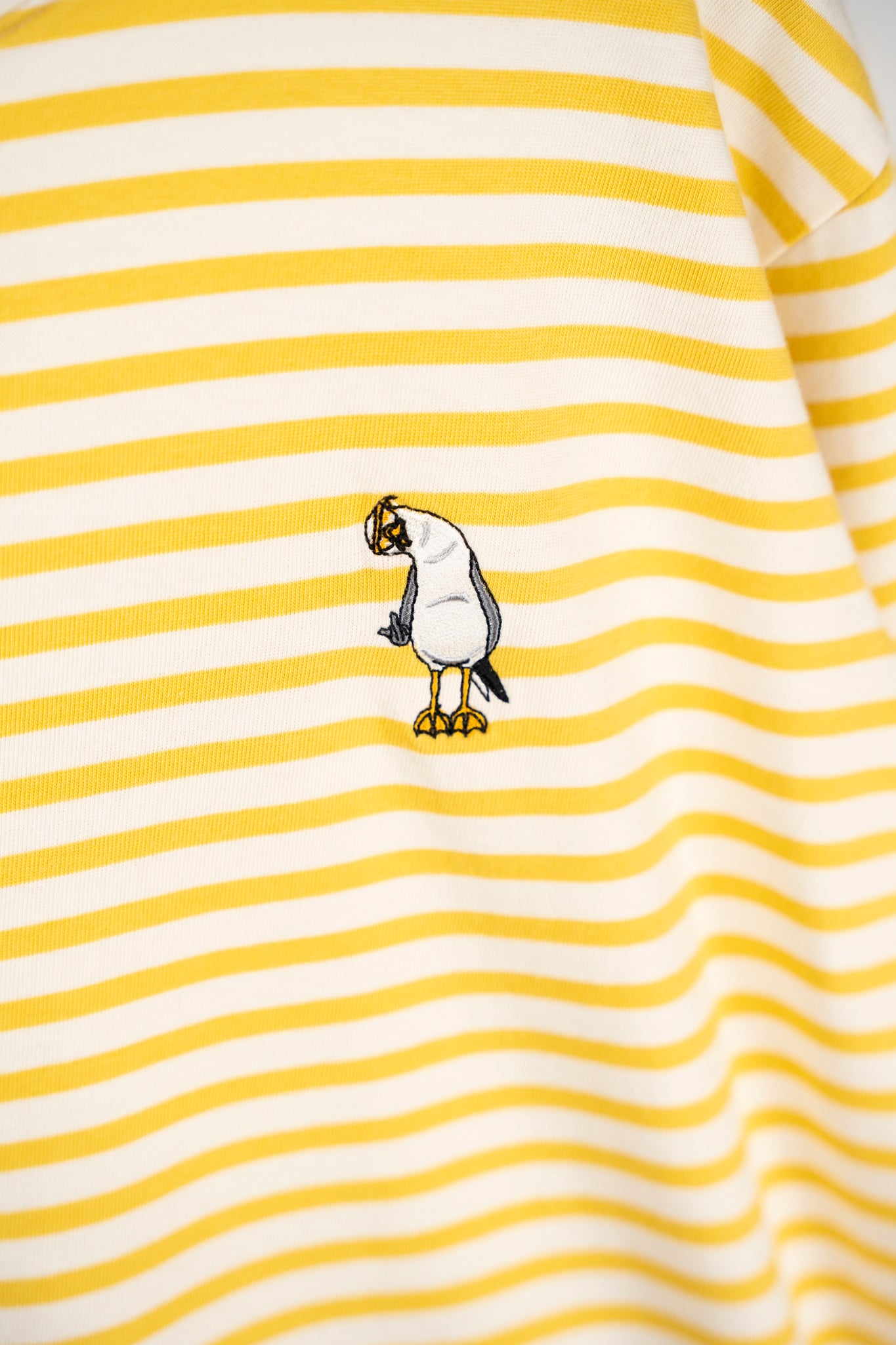 LAKOR Ahoy! Mini Flipping the Bird T-Shirt Cream Gold/Star White