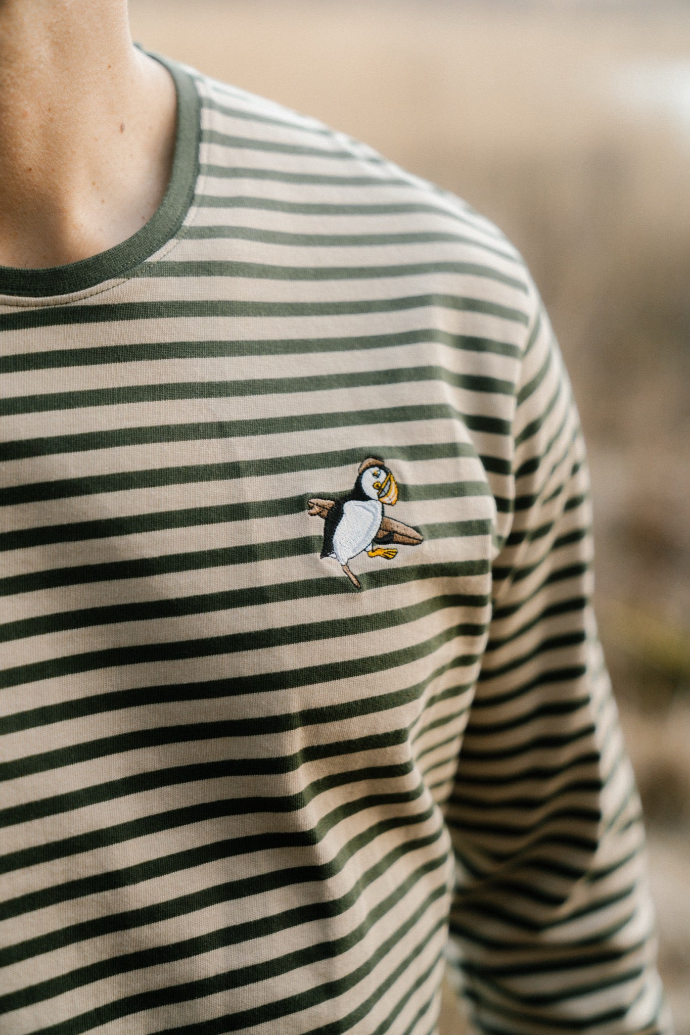 LAKOR Ahoy! Mini Sea Parrot Surf T-Shirt White Pepper/Riffle Green