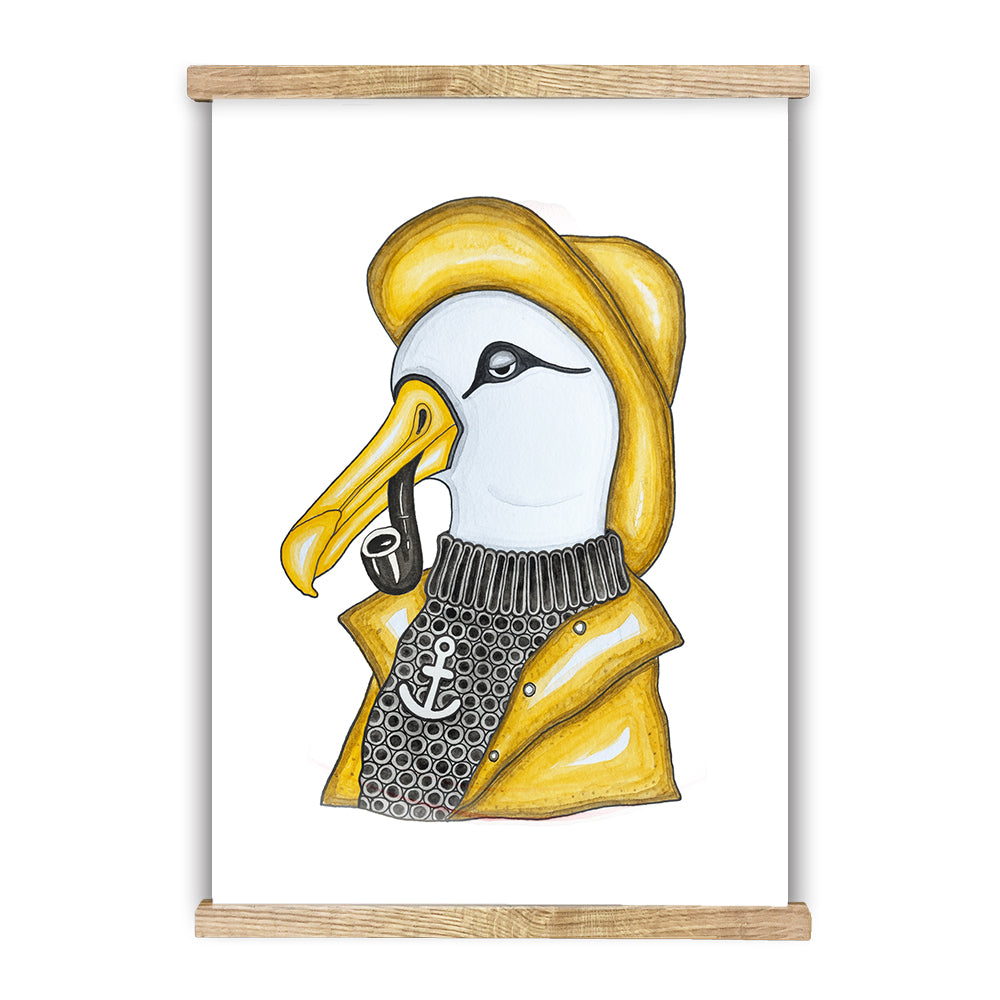 LAKOR Albatros Plakat Poster White