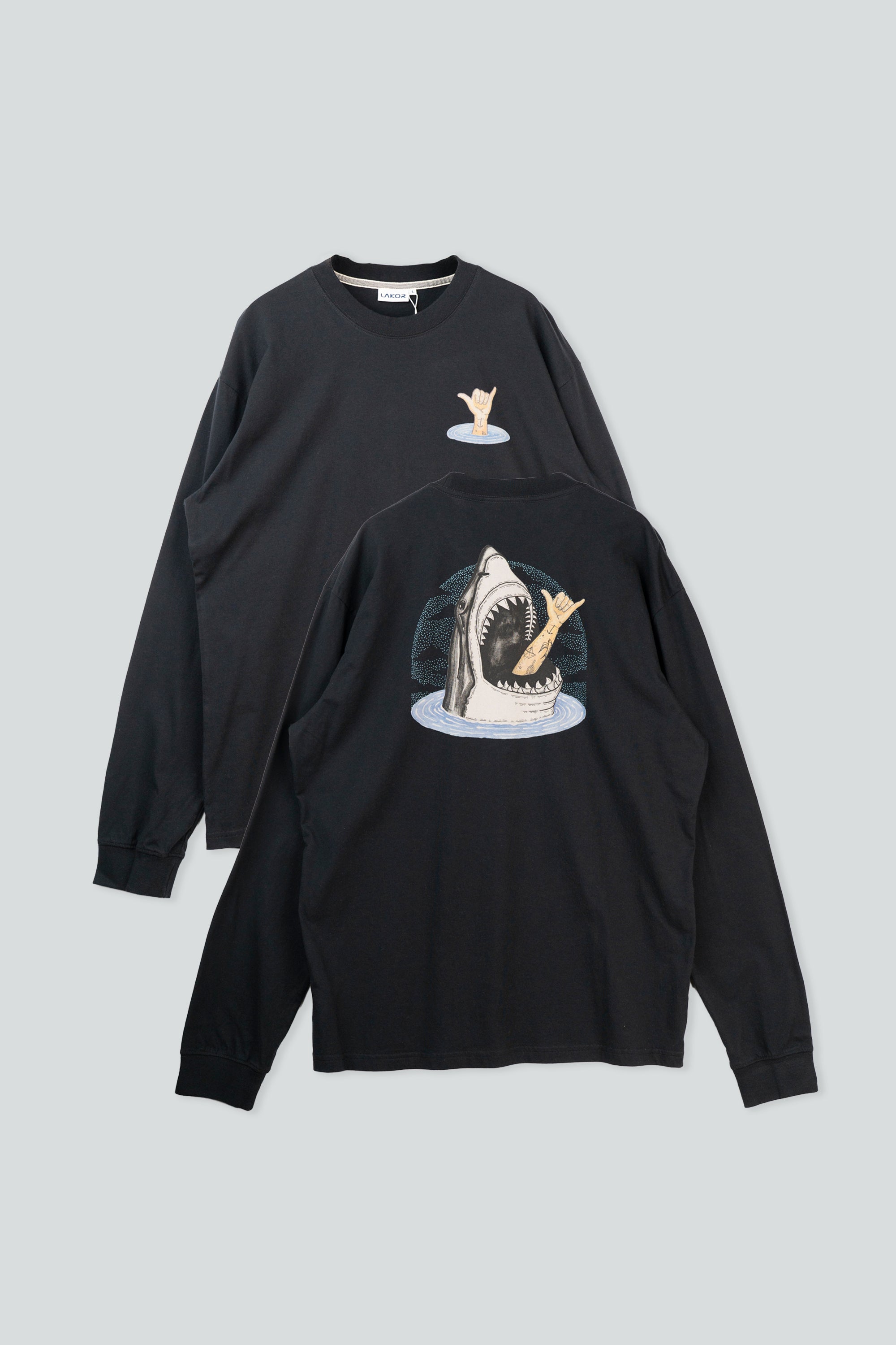 LAKOR Back Attack Boxfit LS T-shirt T-Shirt Moonless Night