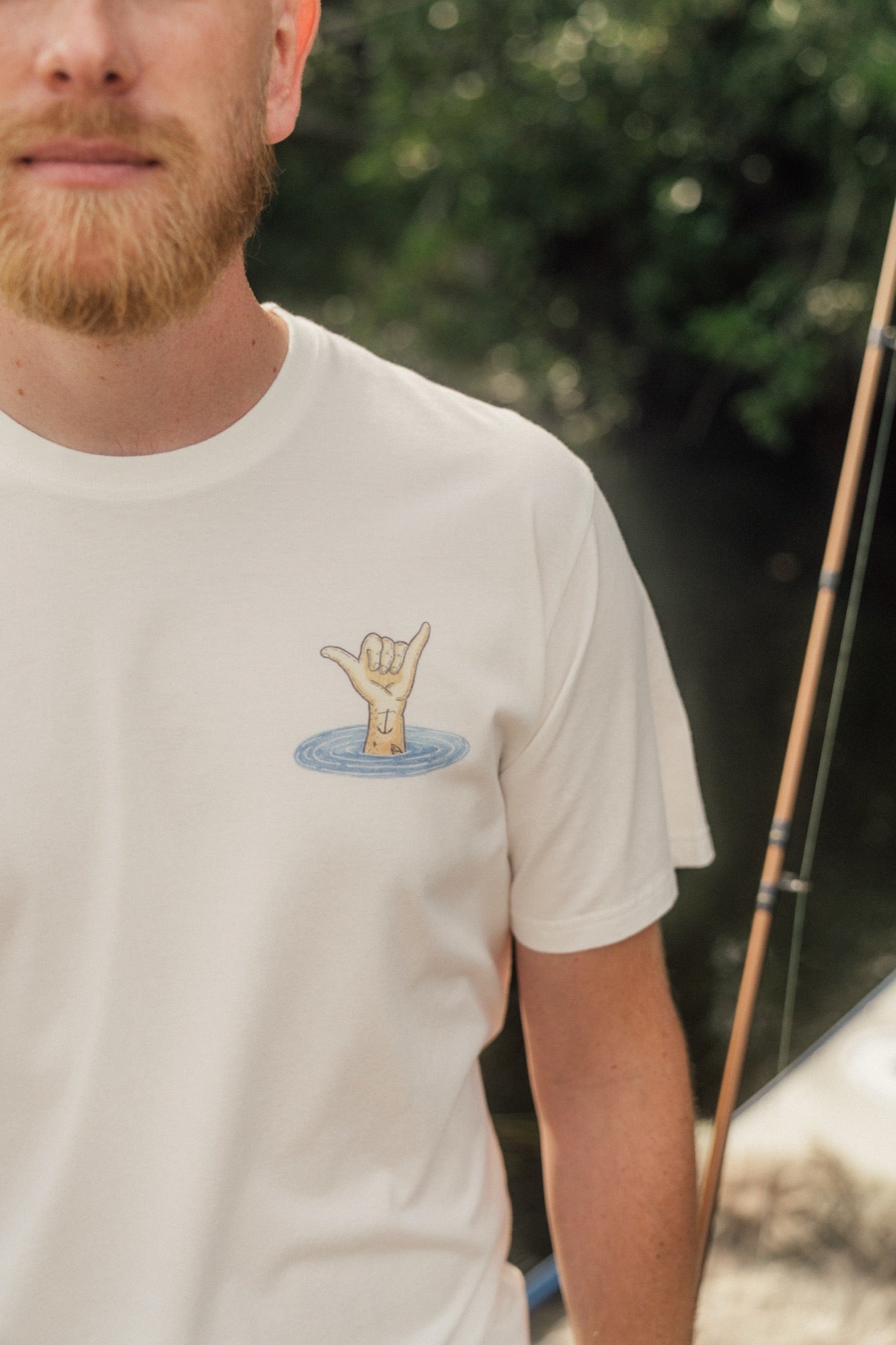 LAKOR Back Attack T-shirt T-Shirt Star White