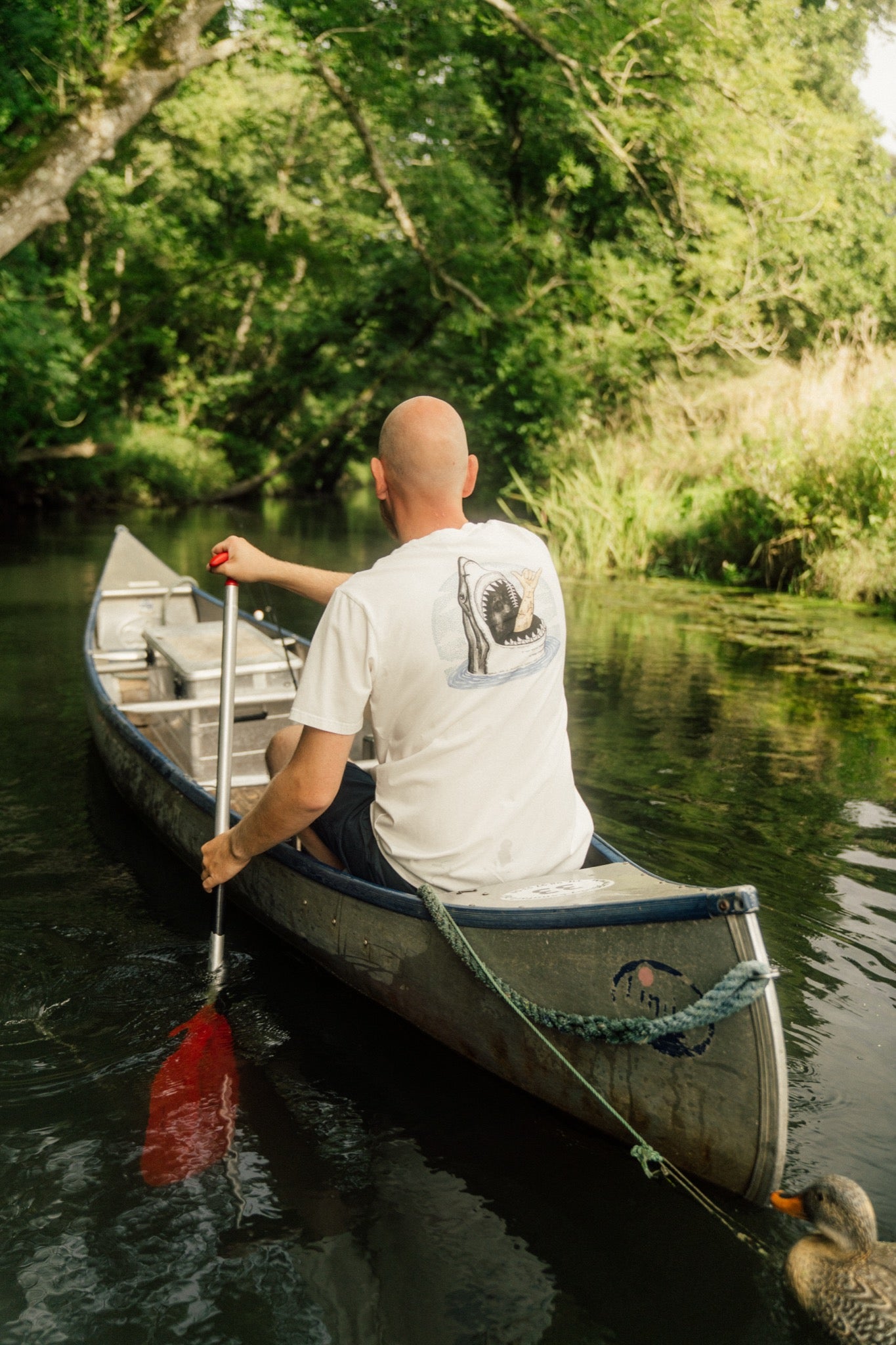 LAKOR Back Attack T-shirt T-Shirt Star White