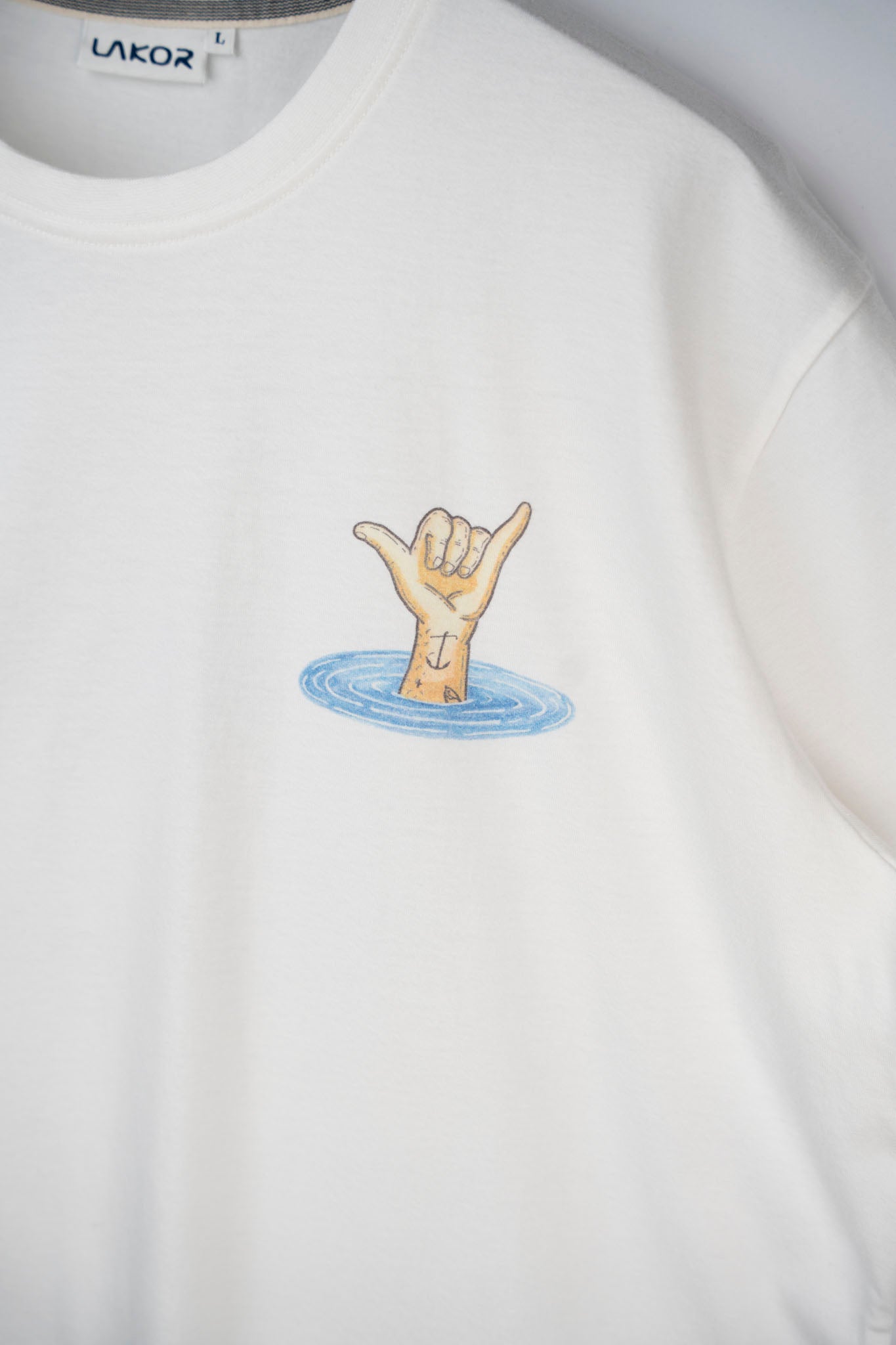 LAKOR Back Attack T-shirt T-Shirt Star White