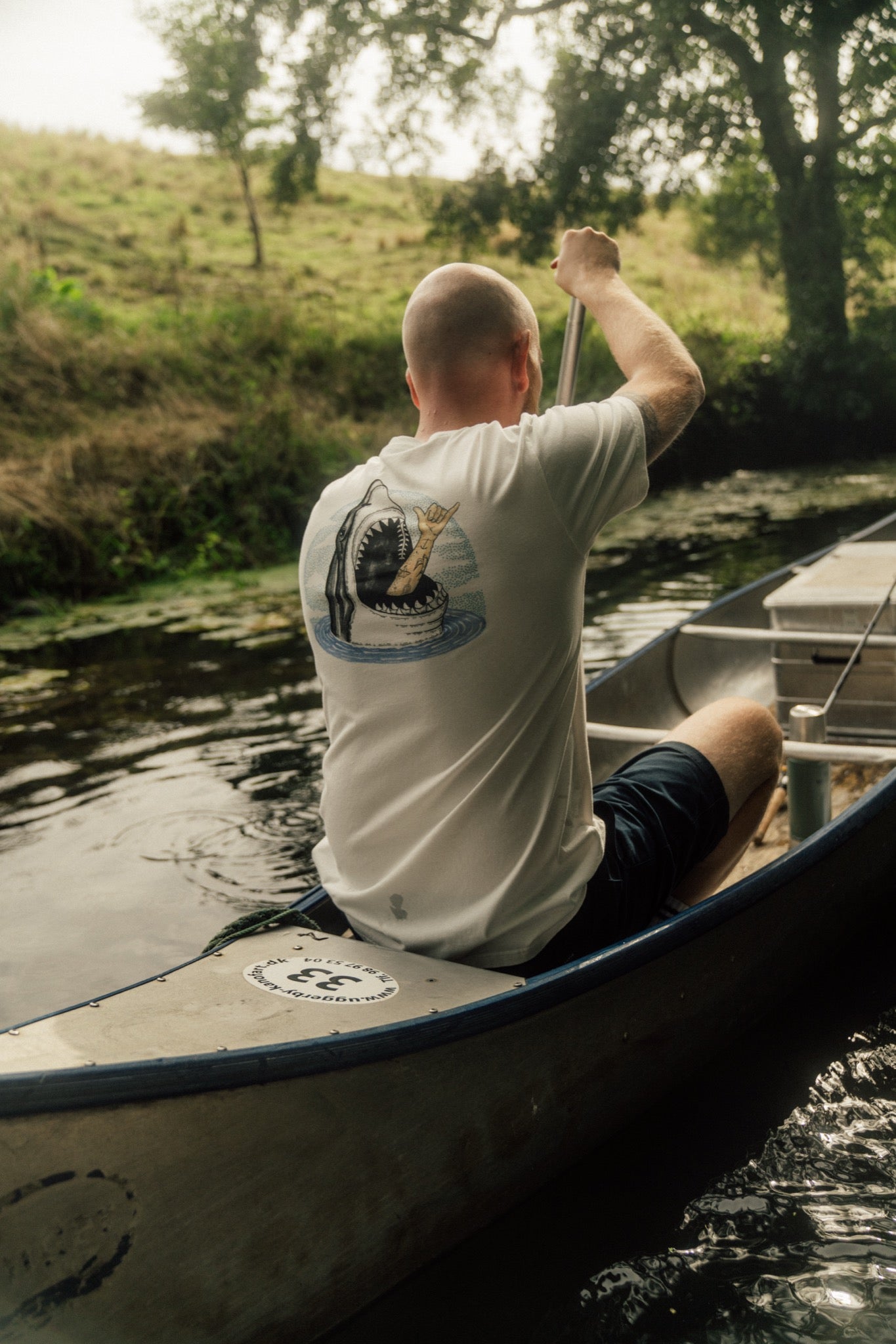 LAKOR Back Attack T-shirt T-Shirt Star White