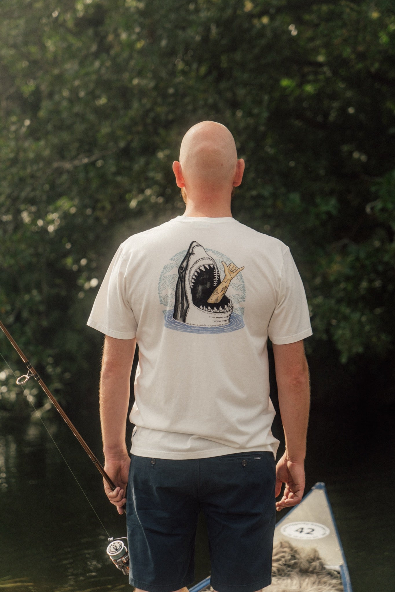 LAKOR Back Attack T-shirt T-Shirt Star White