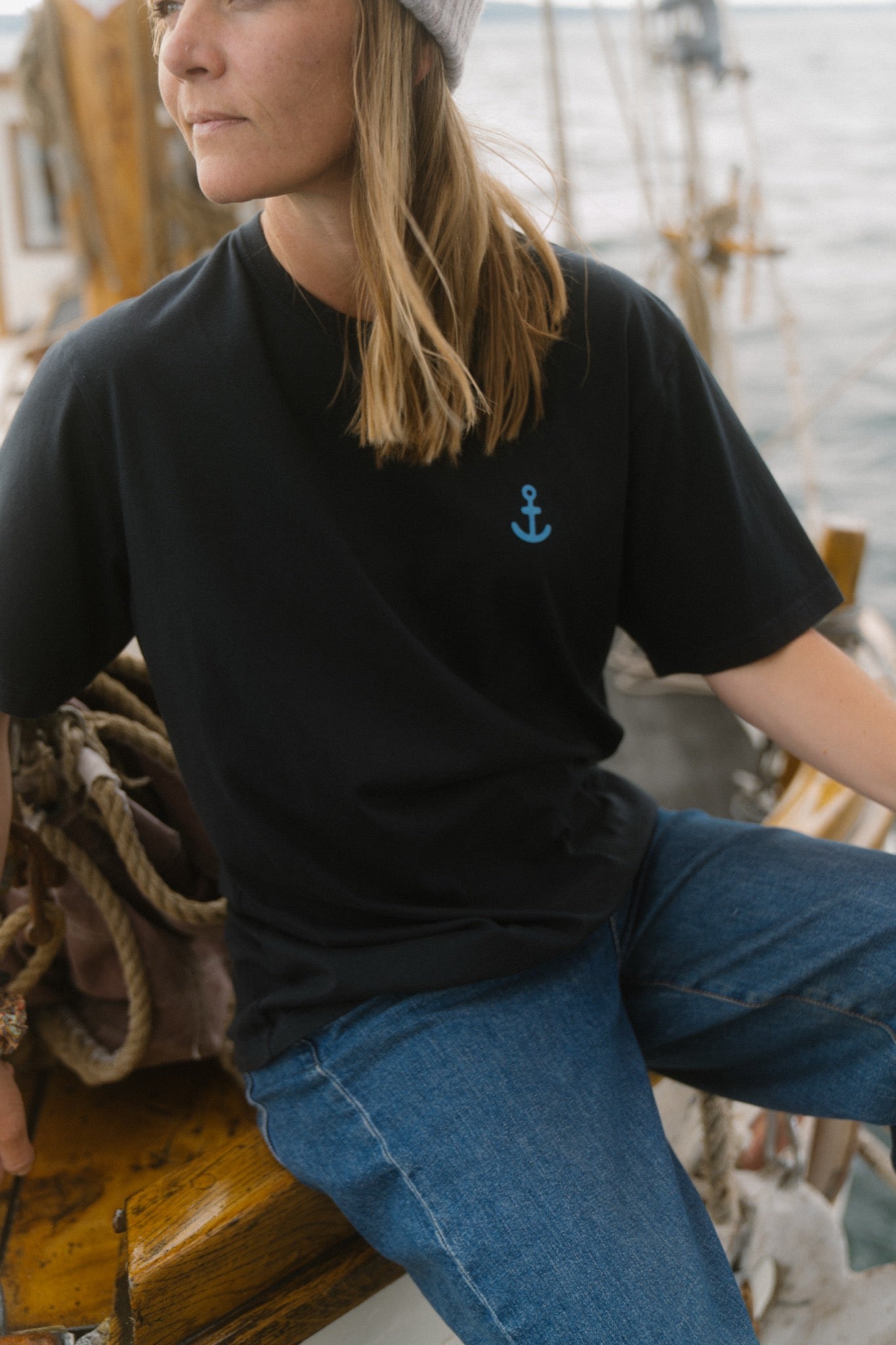 LAKOR Back Flipping T-shirt T-Shirt Moonless Night