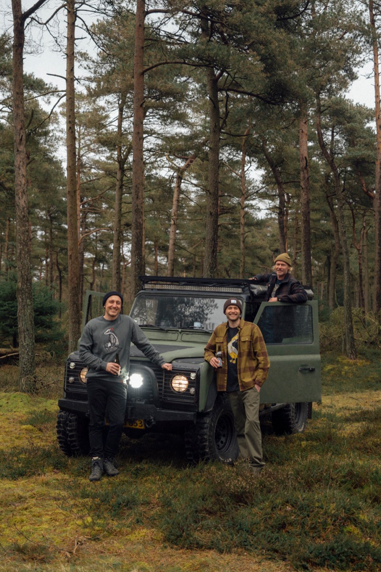 LAKOR Badger Coffee Crewneck Sweatshirt Urban Chic