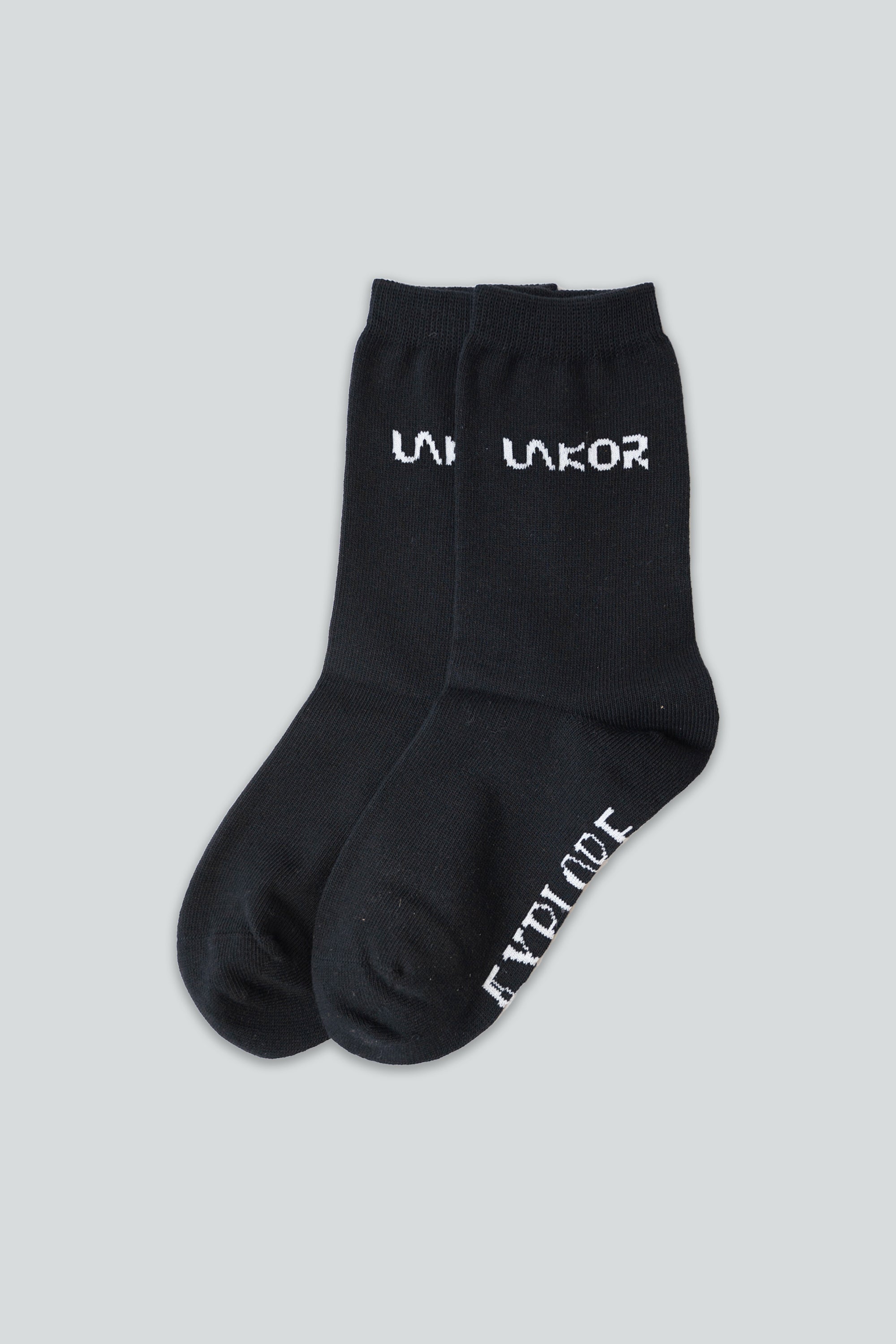 LAKOR Bamboo Socks Tennis Socks Black