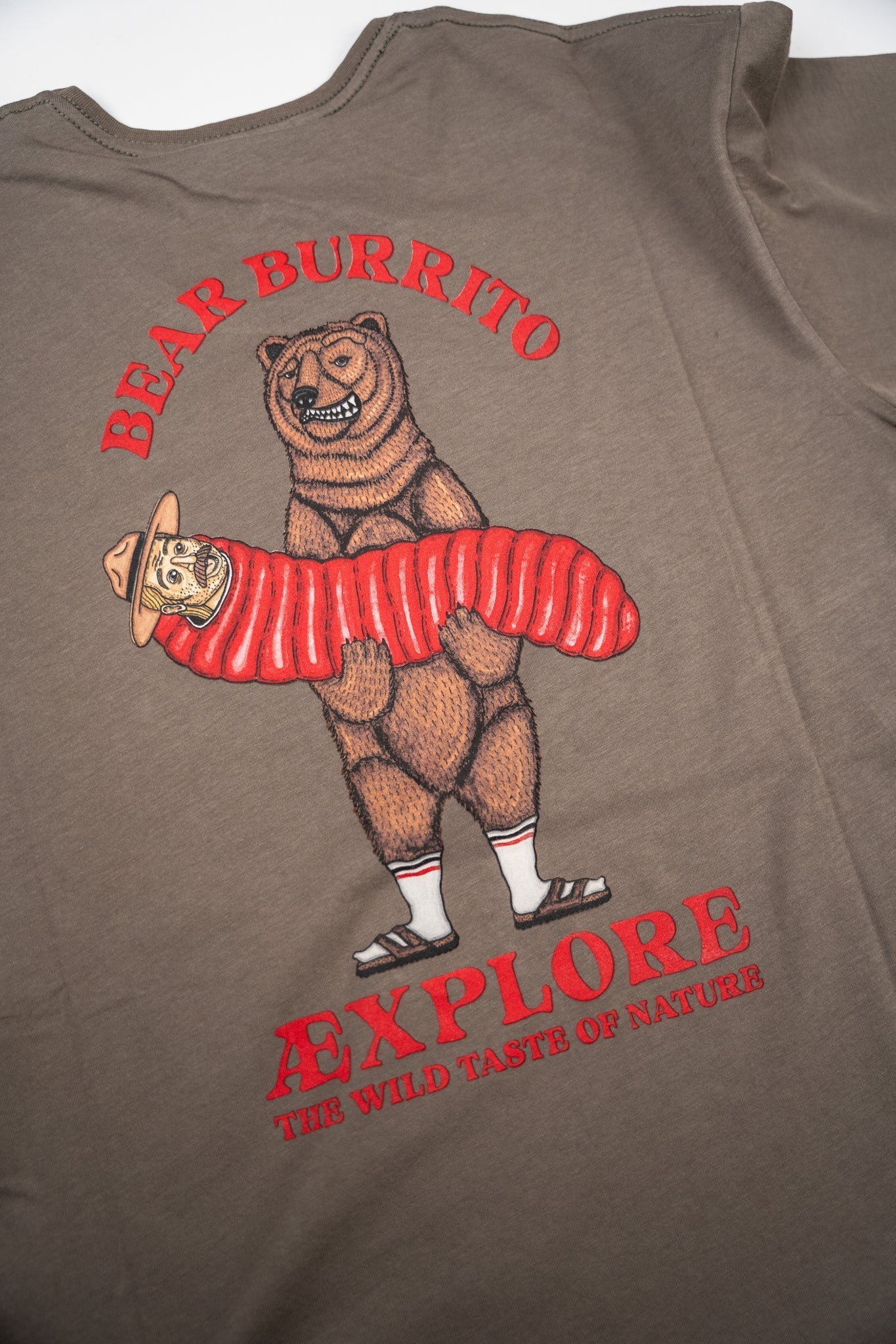 LAKOR Bear Burrito T-shirt T-Shirt Morel
