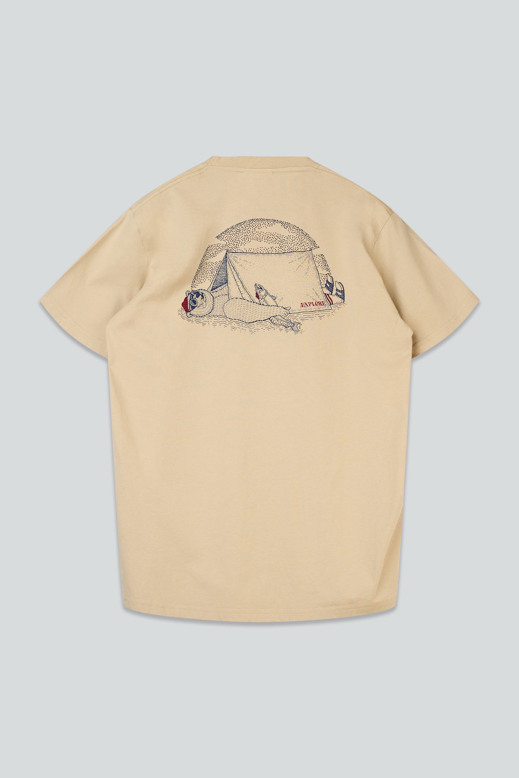 LAKOR Bear Inn T-shirt T-Shirt White Pepper