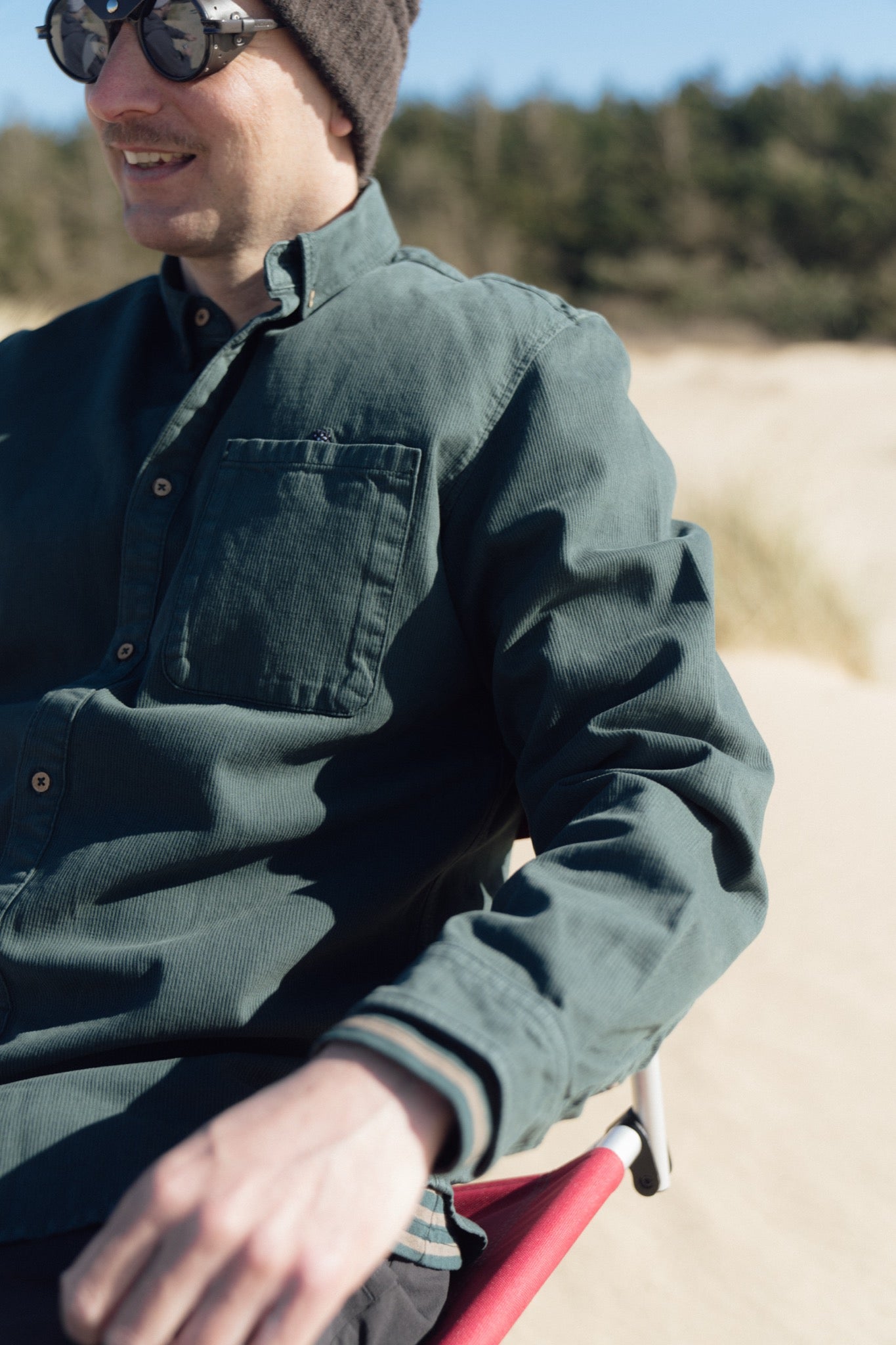 LAKOR Bedford Courd Shirt Shirt Green Gables