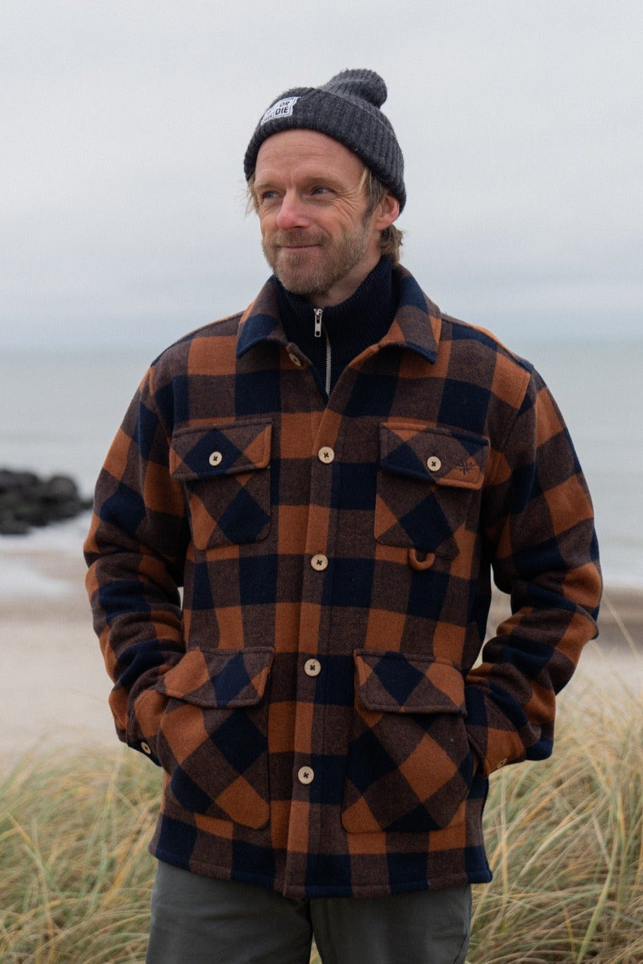 LAKOR Birler Wool Jacket Jacket Mocha Bisque