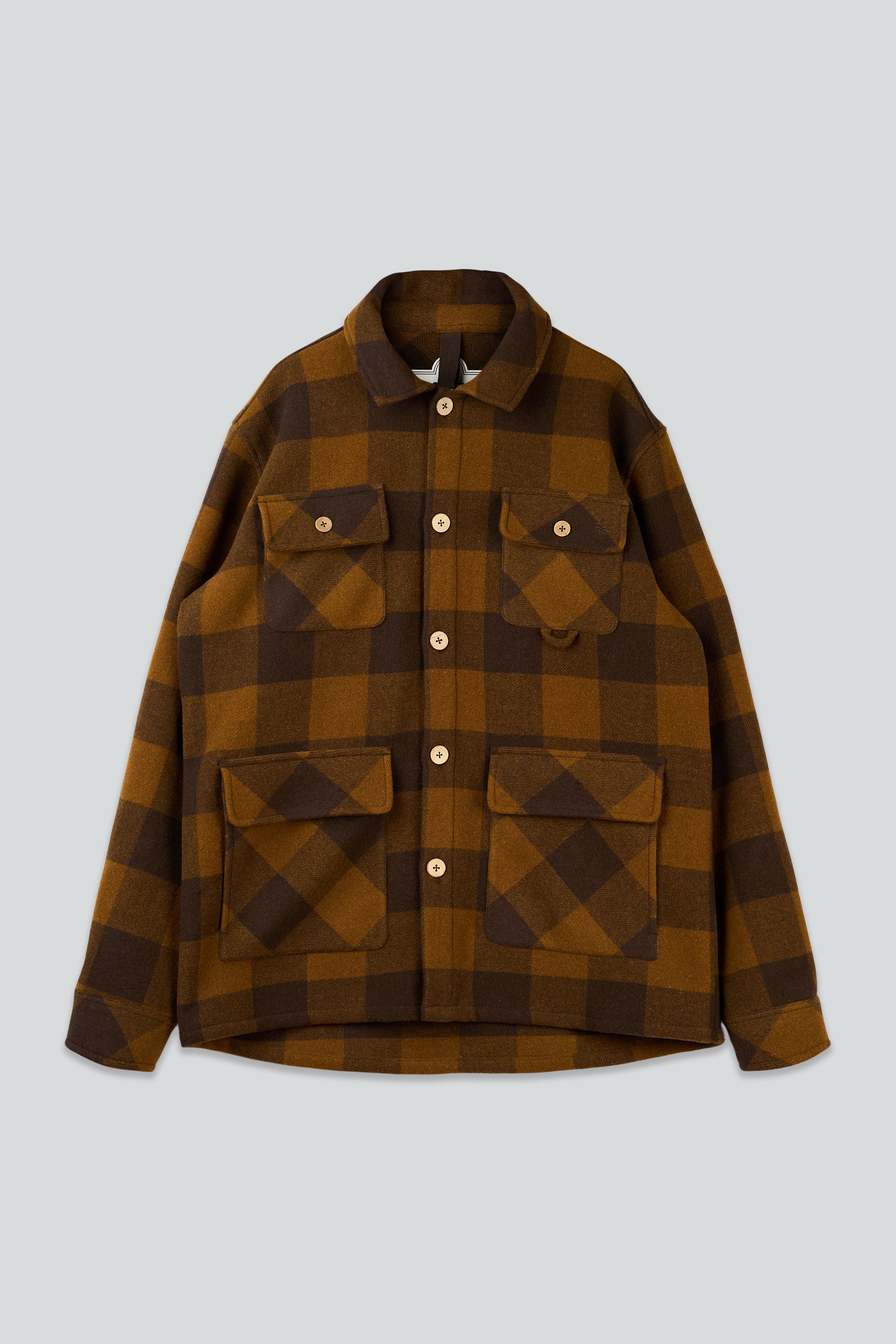 LAKOR Birler Wool Jacket Jacket Coffee Bean/Monk's Robe