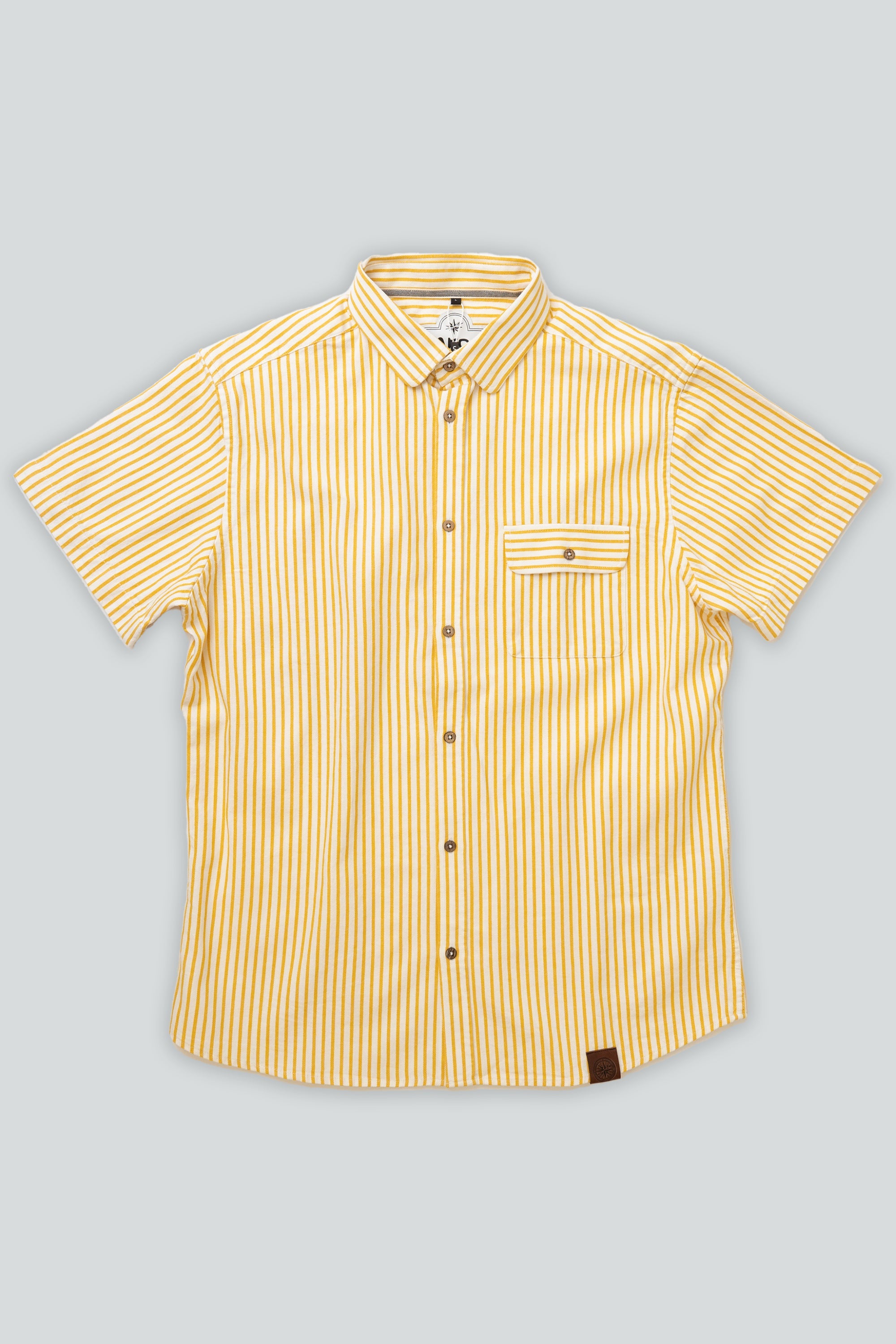 LAKOR Biscay Shirt Short Sleeve Shirt Yellow