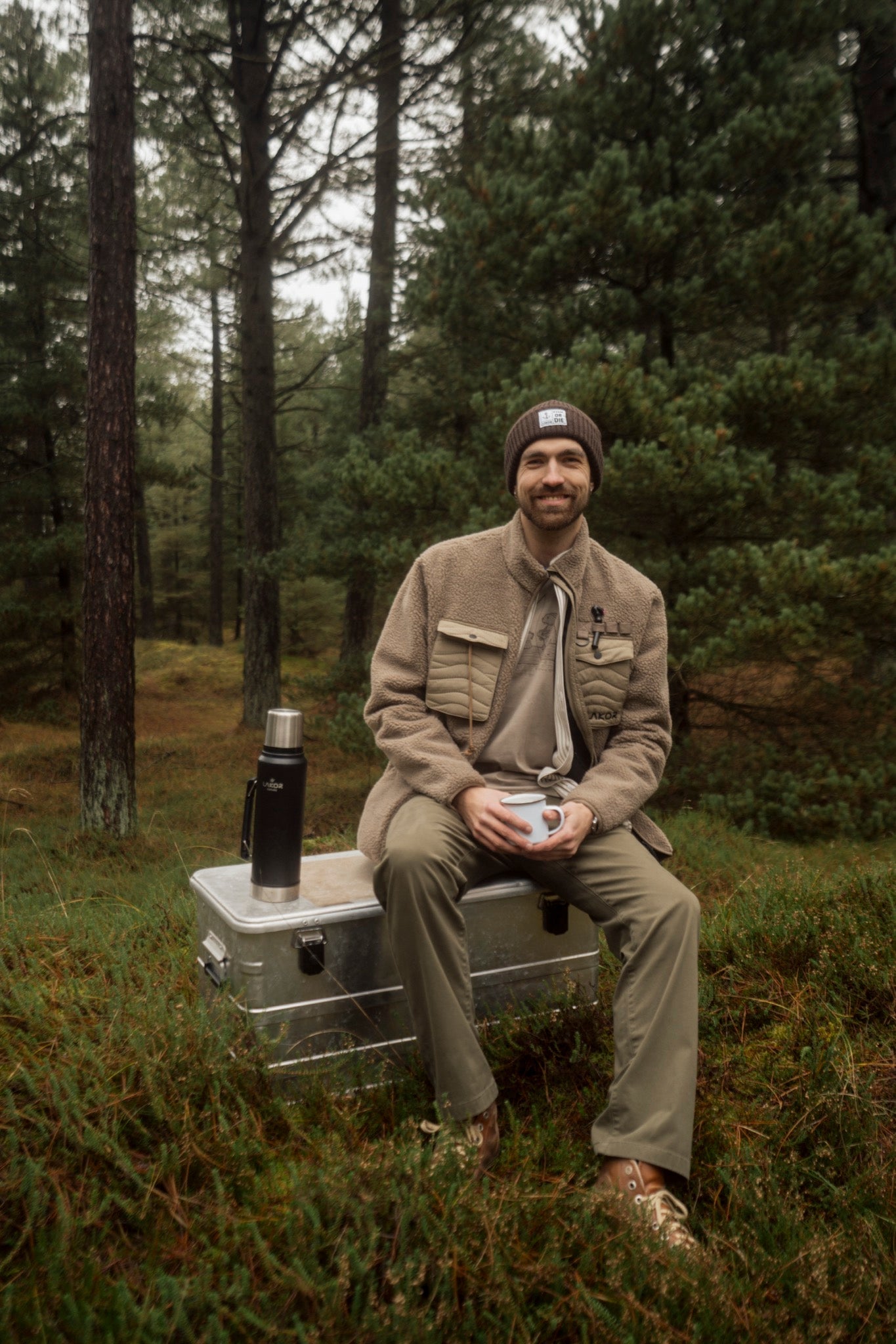 LAKOR Campfire Pile Jacket Jacket Fallen Rock