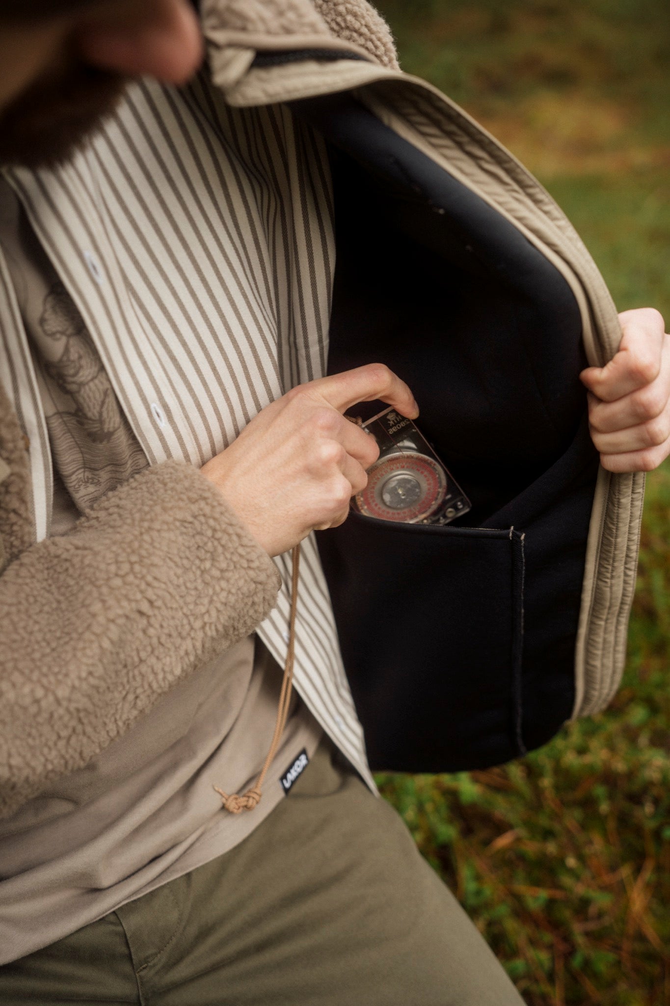 LAKOR Campfire Pile Jacket Jacket Fallen Rock