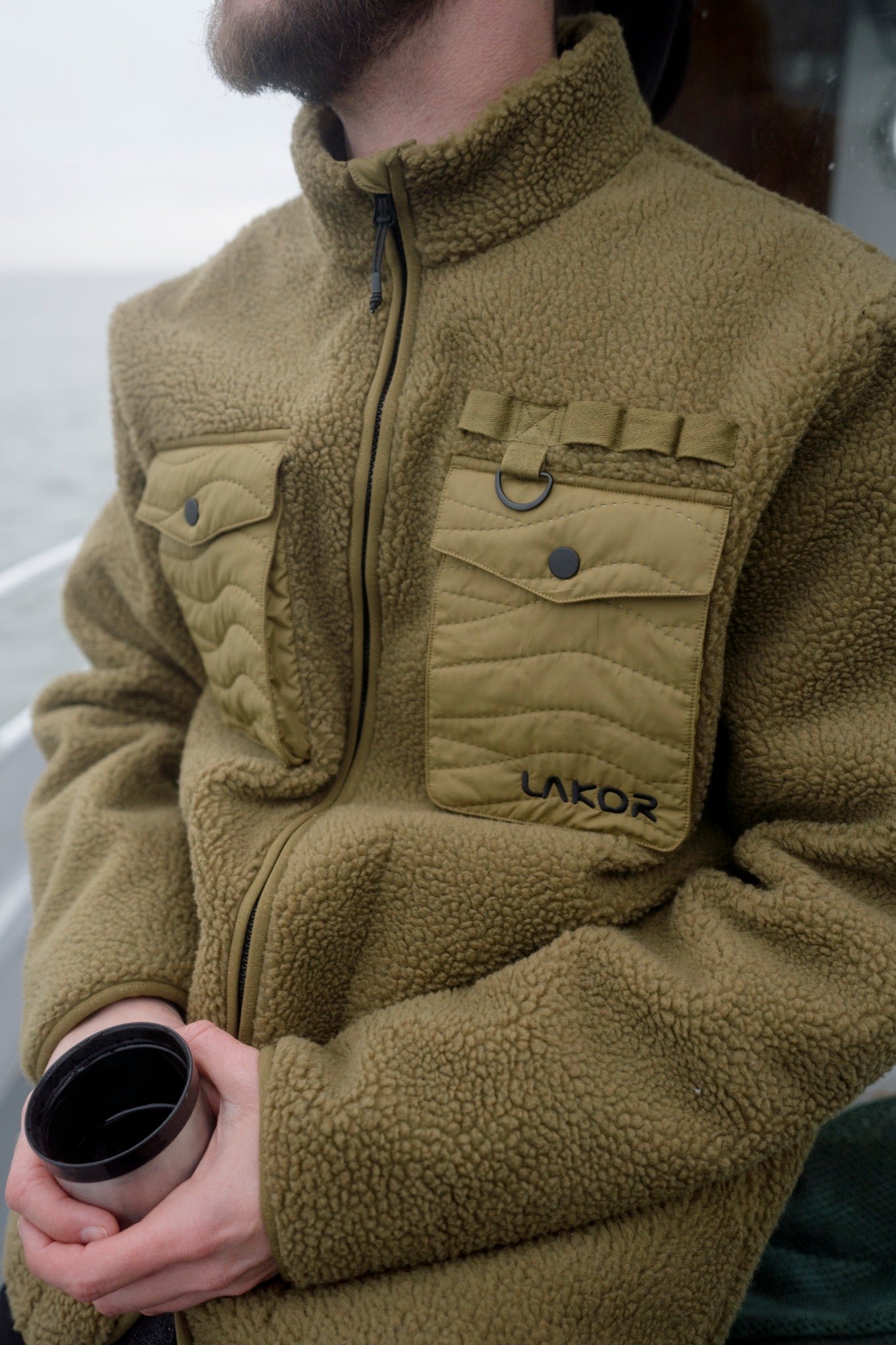 LAKOR Campfire Pile Jacket Jacket Fir Green