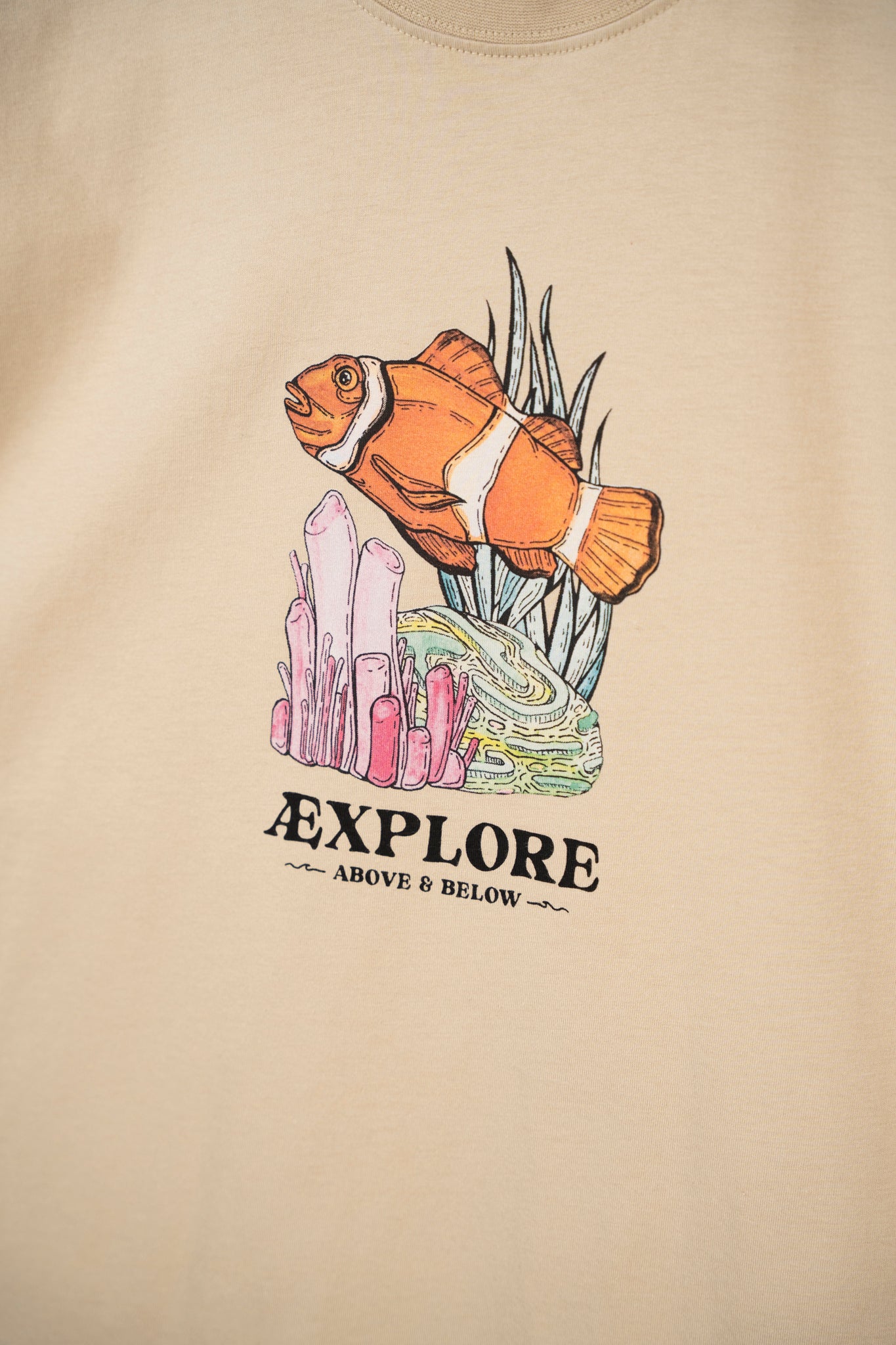LAKOR Clownfish Garden T-shirt T-Shirt White Pepper