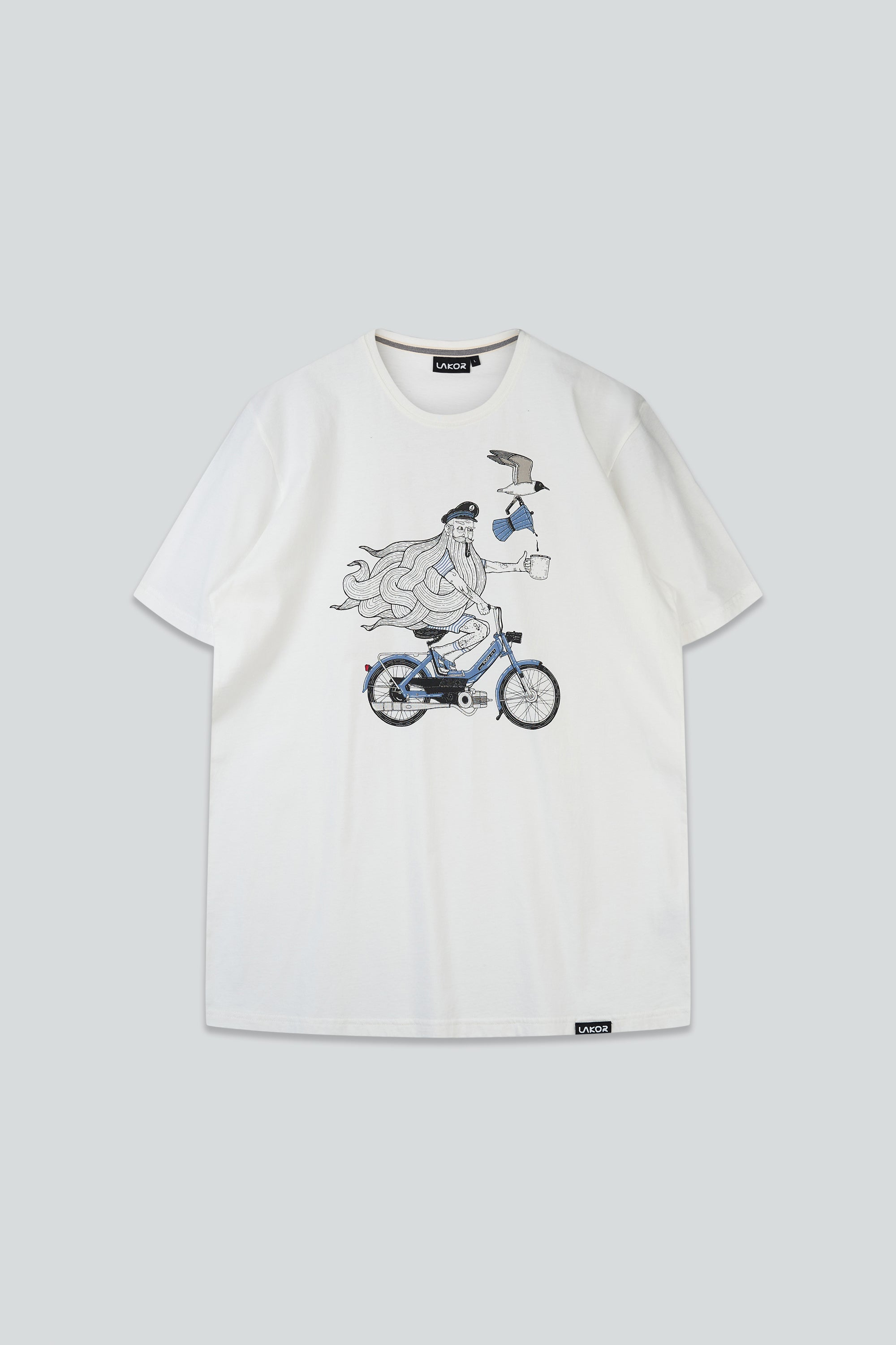 LAKOR Coffee On the Go T-shirt T-Shirt Star White