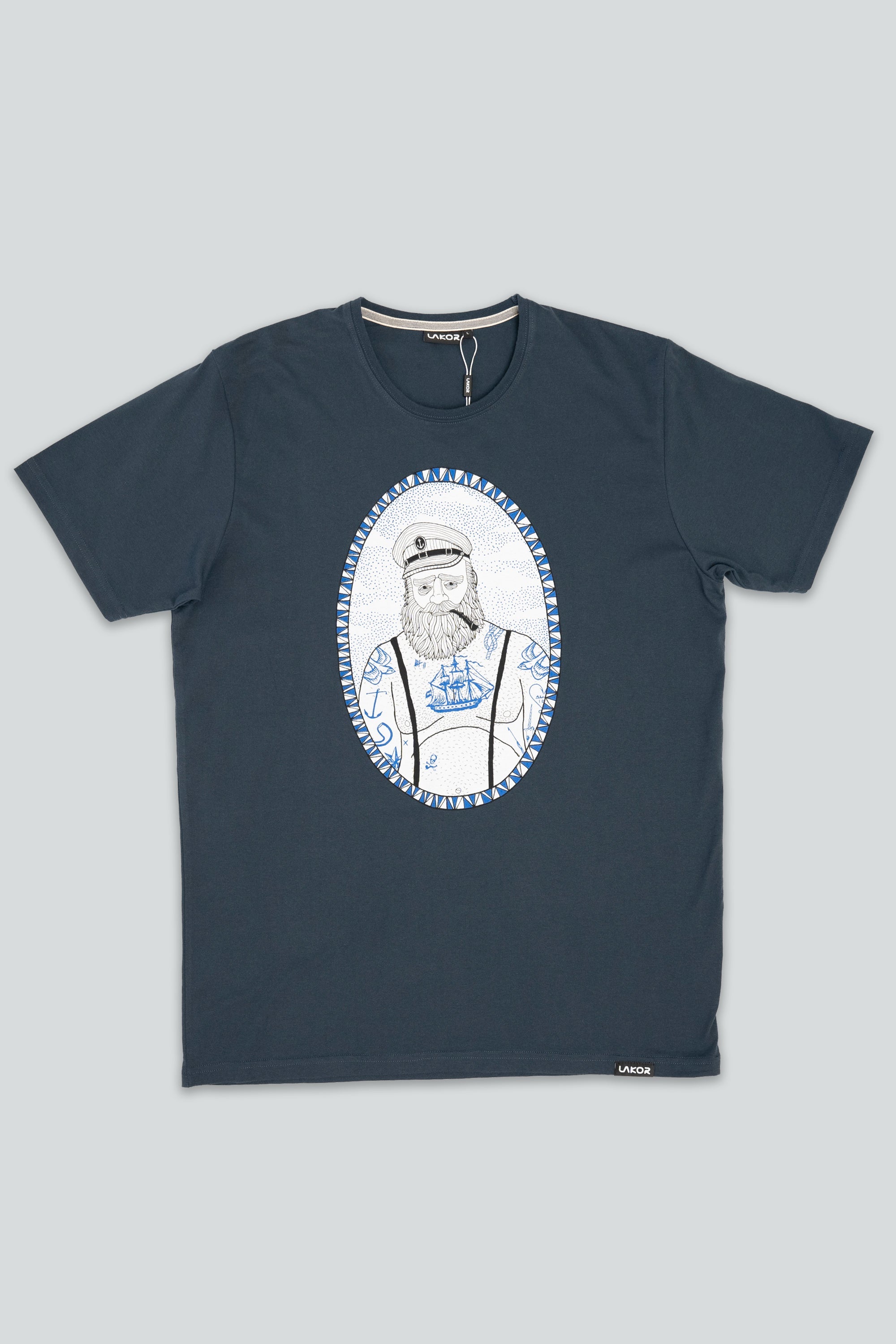 LAKOR Dad Bod Sailor T-shirt T-Shirt Navy