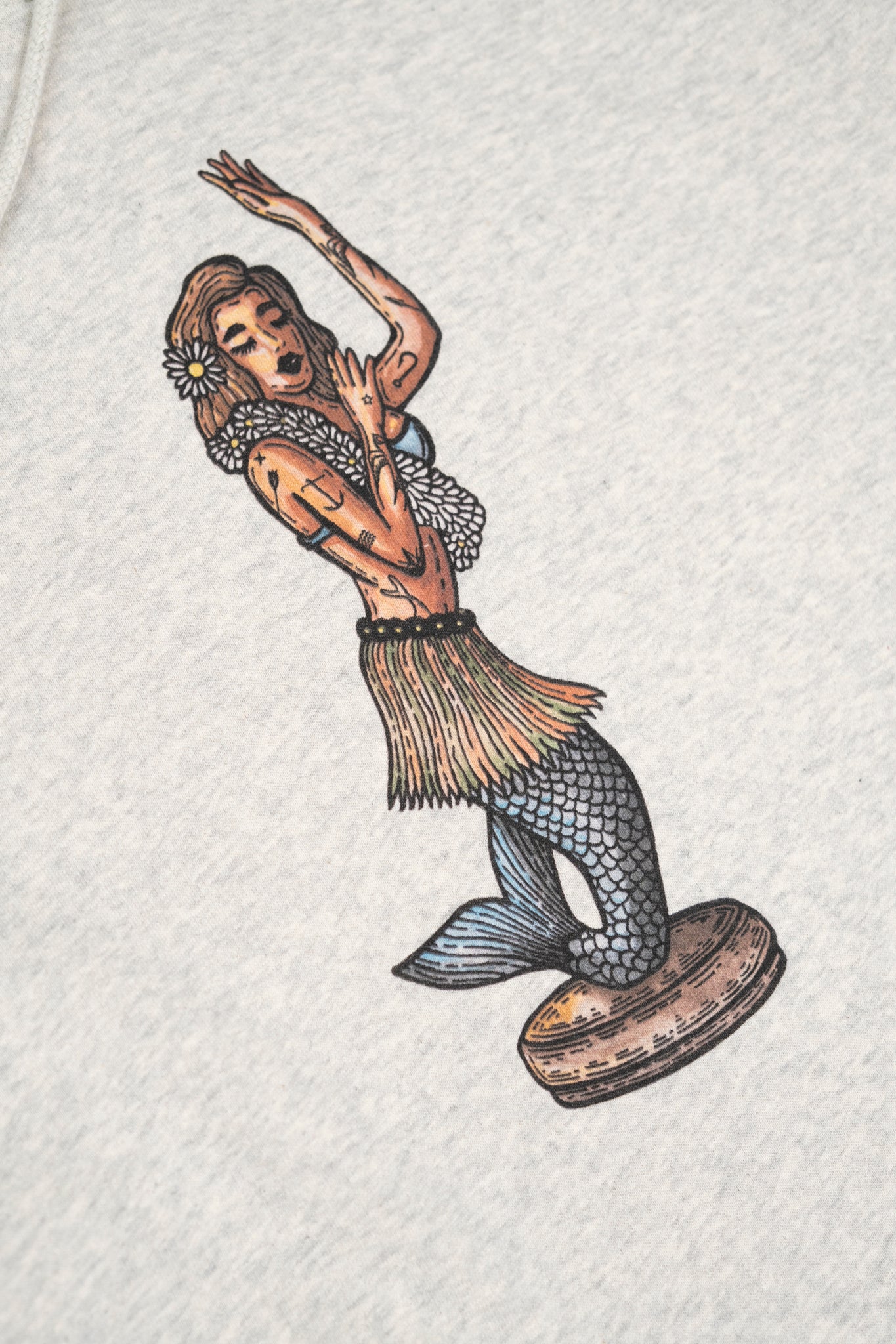 Dashboard Hula Hoodie - Oatmeal Melange