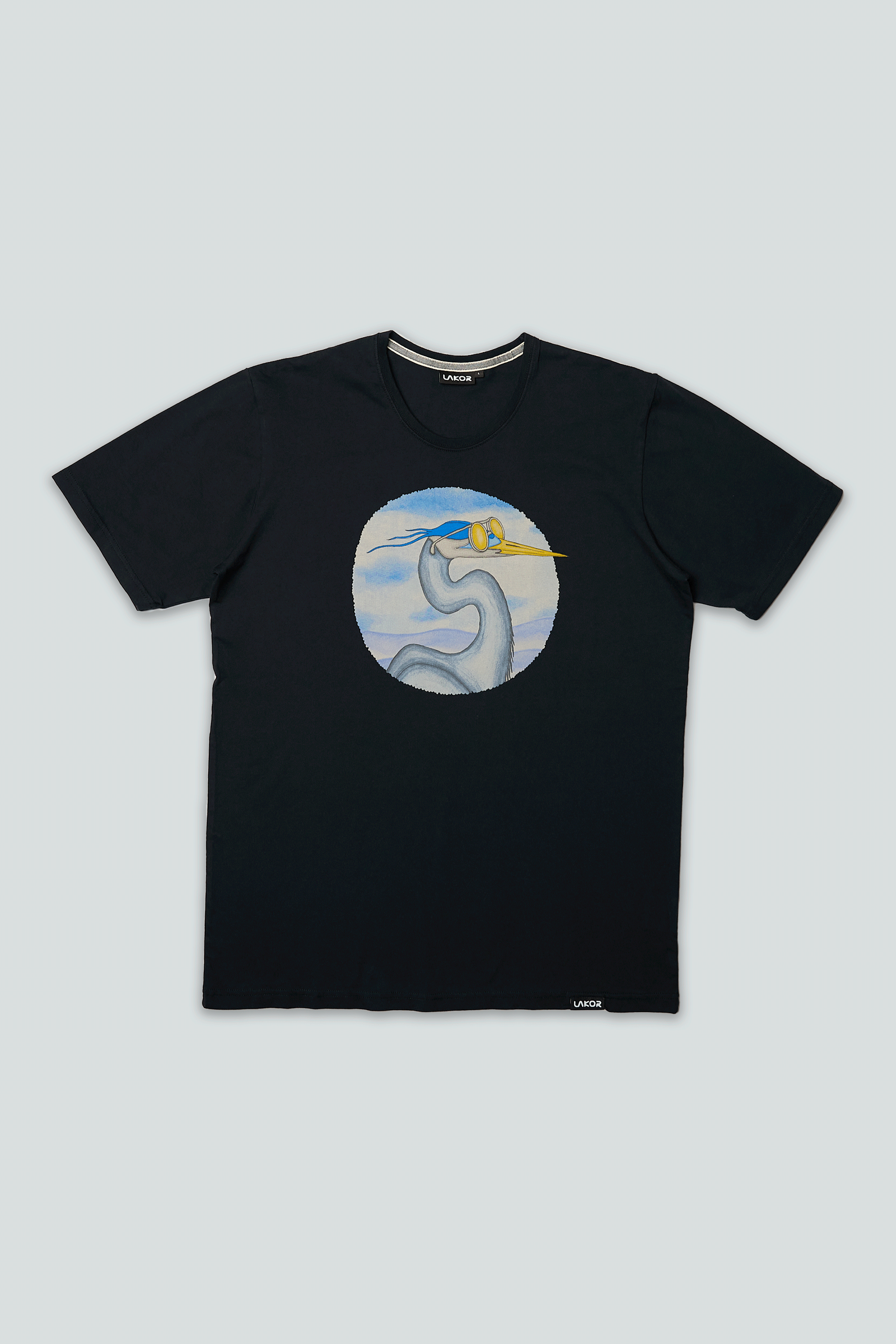 LAKOR Egret T-shirt T-Shirt Moonless Night