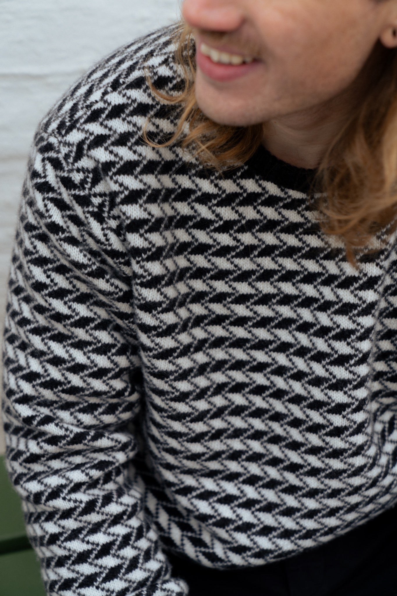 LAKOR Faroese Fisher Knit Knit Off White/Black