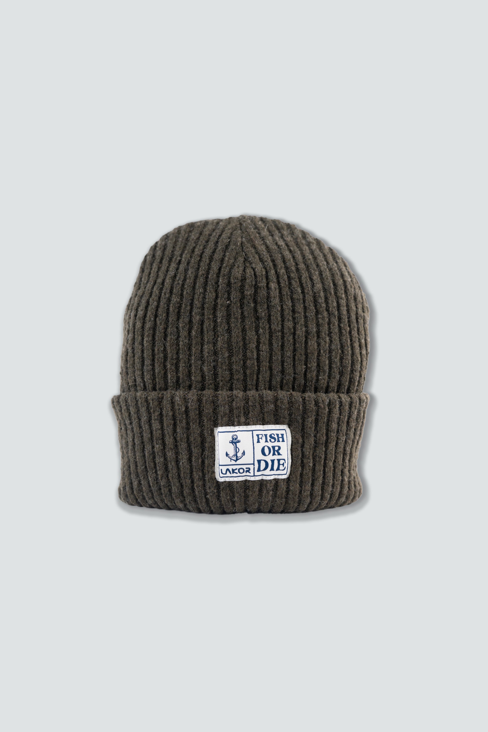 LAKOR Fish or Die Beanie Headwear Green