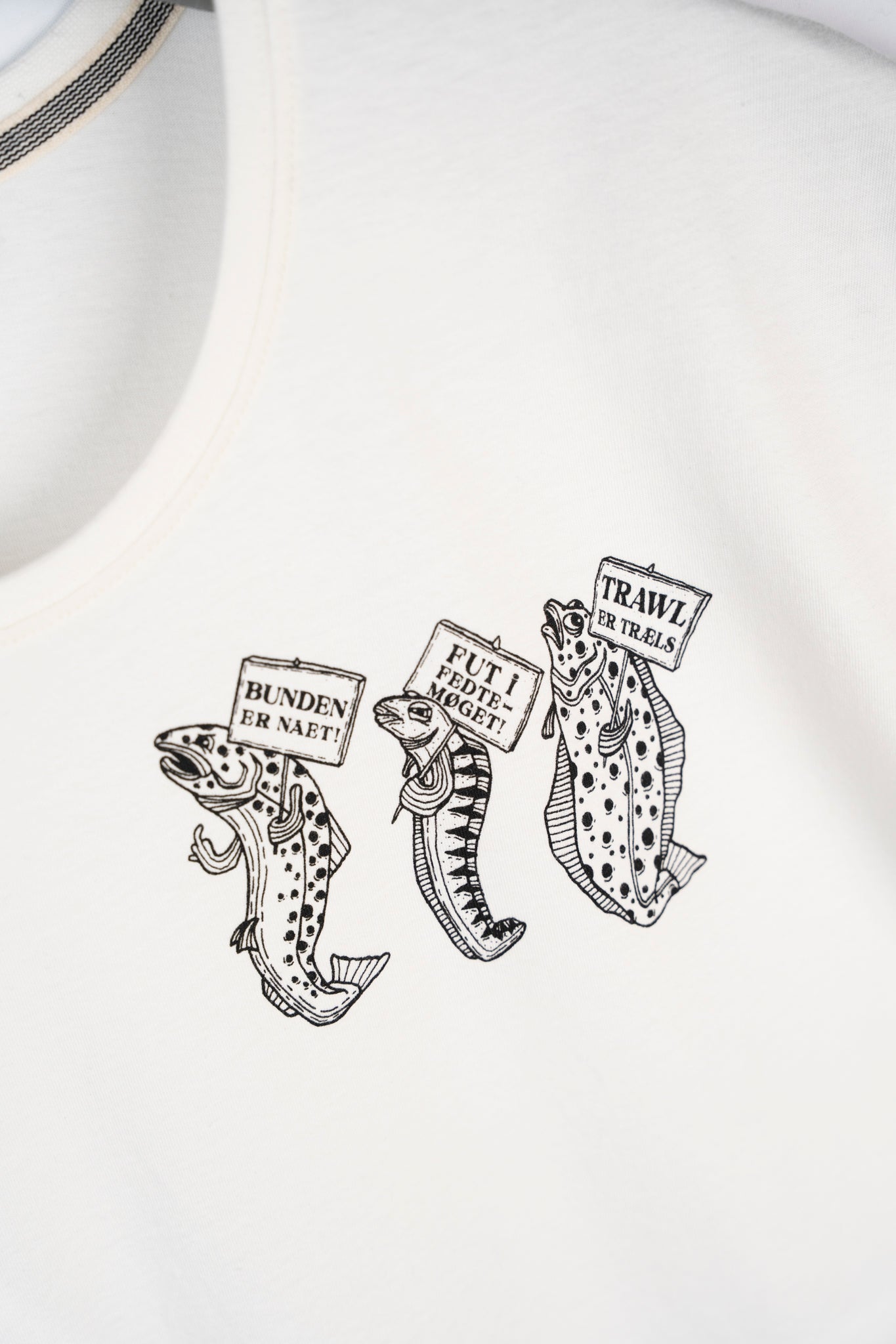 Fiskedemonstration T-shirt - Star White