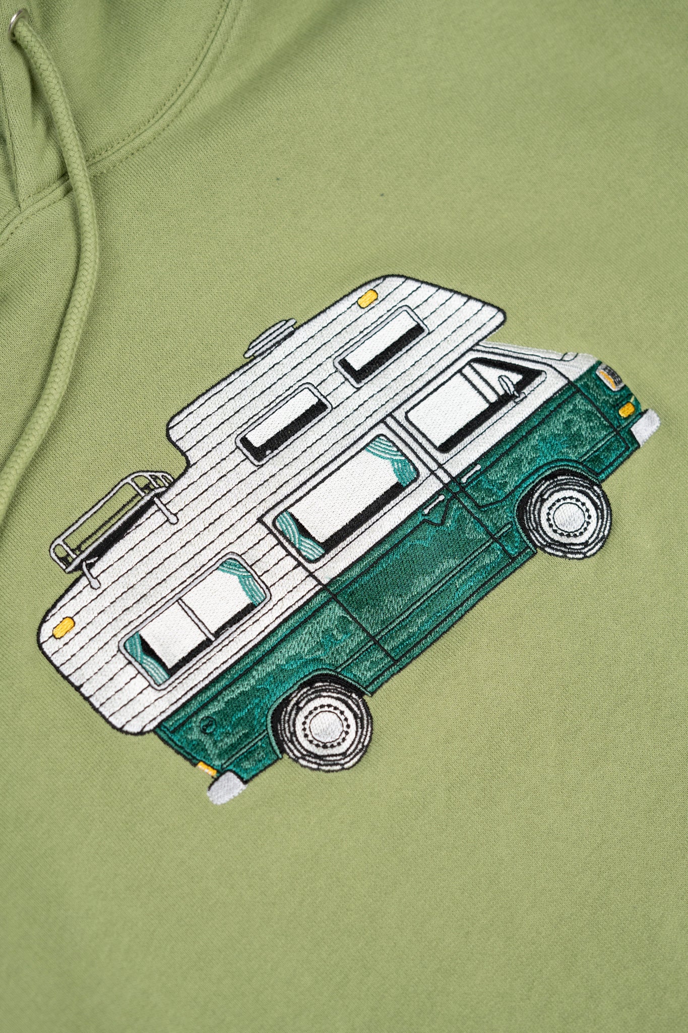 LAKOR Forest Camper Hoodie Sweatshirt Mosstone